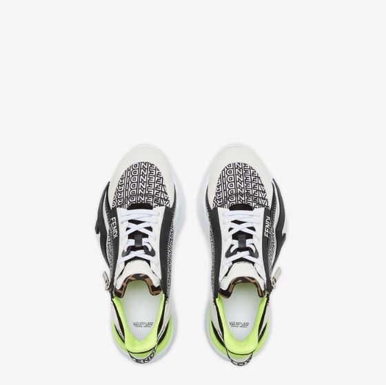 Fendi o1w1db10724 Flow Sneakers in Multicolor Size US 9 / EU 42 - 4 Thumbnail