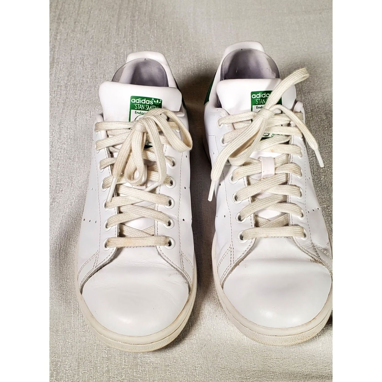 Adidas Adidas Stan Smith Sneakers White Green Tennis B24105 Women’s US 8.5 Leather Low Top Shoes, Tennis Theme, Original Size US 7 / IT 37 - 3 Thumbnail