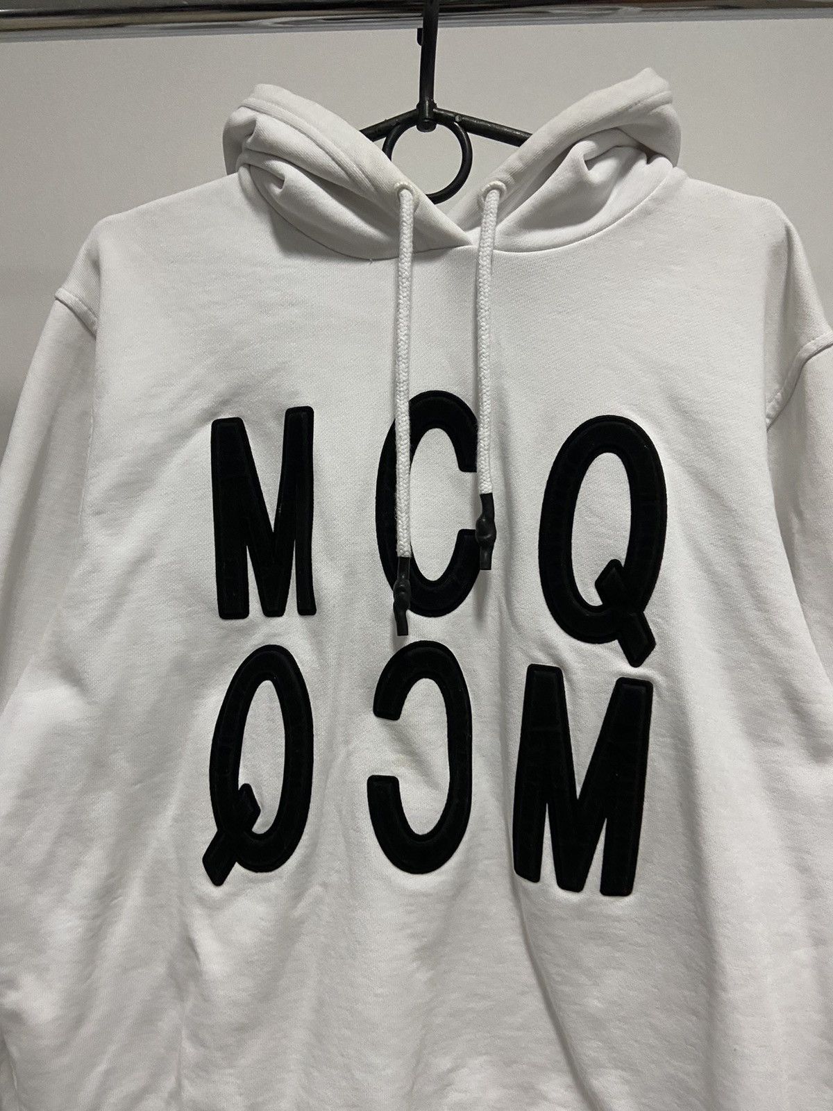 Alexander McQueen × Vintage Alexander McQueen Vintage Hoodie Big Logo MCQ Luxury Size US L / EU 52-54 / 3 - 2 Thumbnail