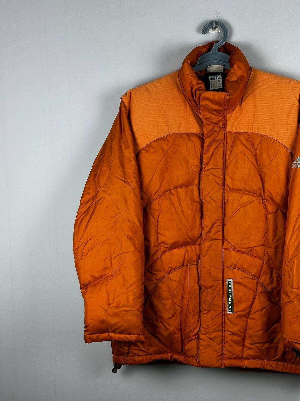 Adidas Adidas Equipment Vintage 1999 Orange Puffer Down Jacket Size US M / EU 48-50 / 2 - 2 Thumbnail