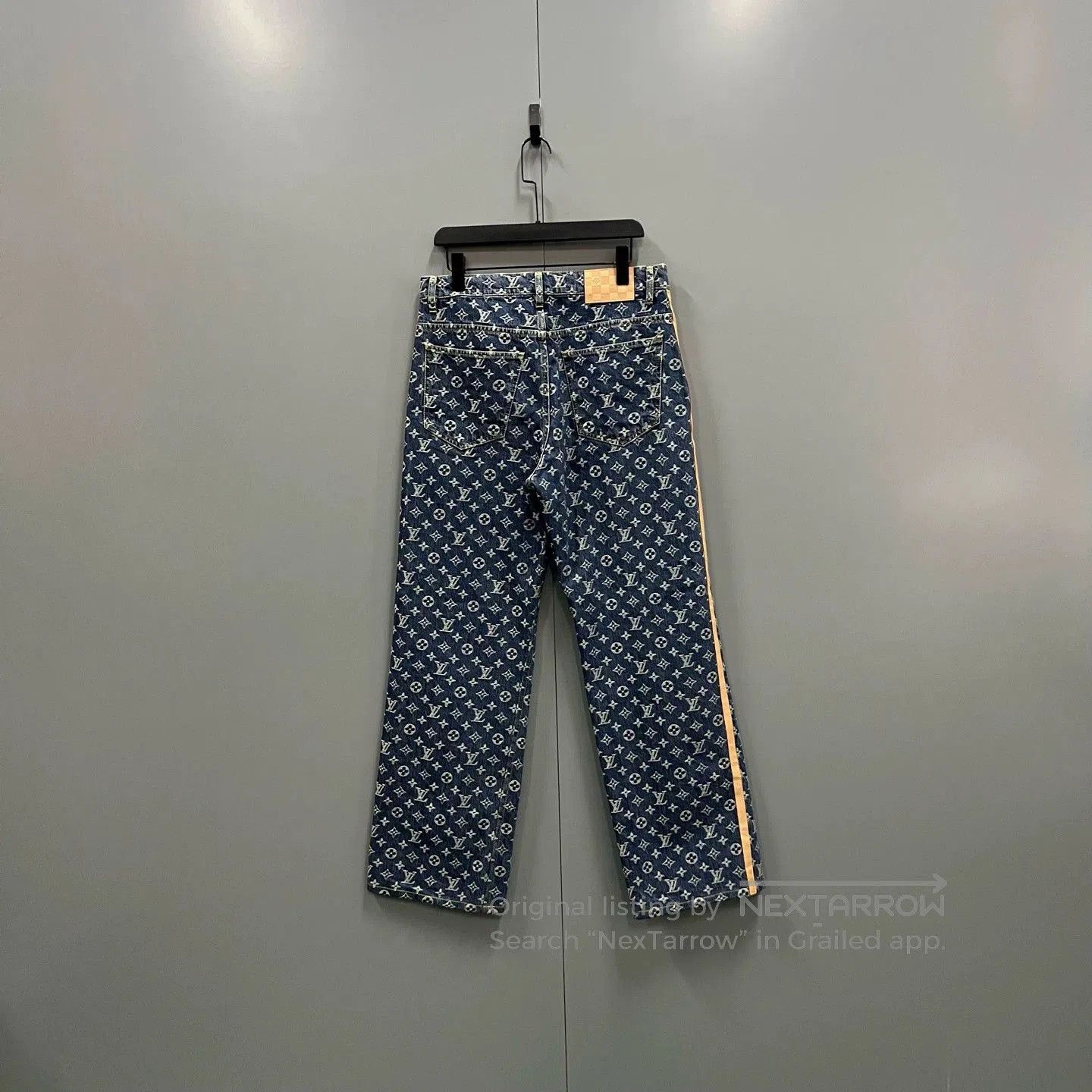 Louis Vuitton Louis Vuitton Blue Monogram Denim Jeans. Size US 30 / EU 46 - 2 Thumbnail