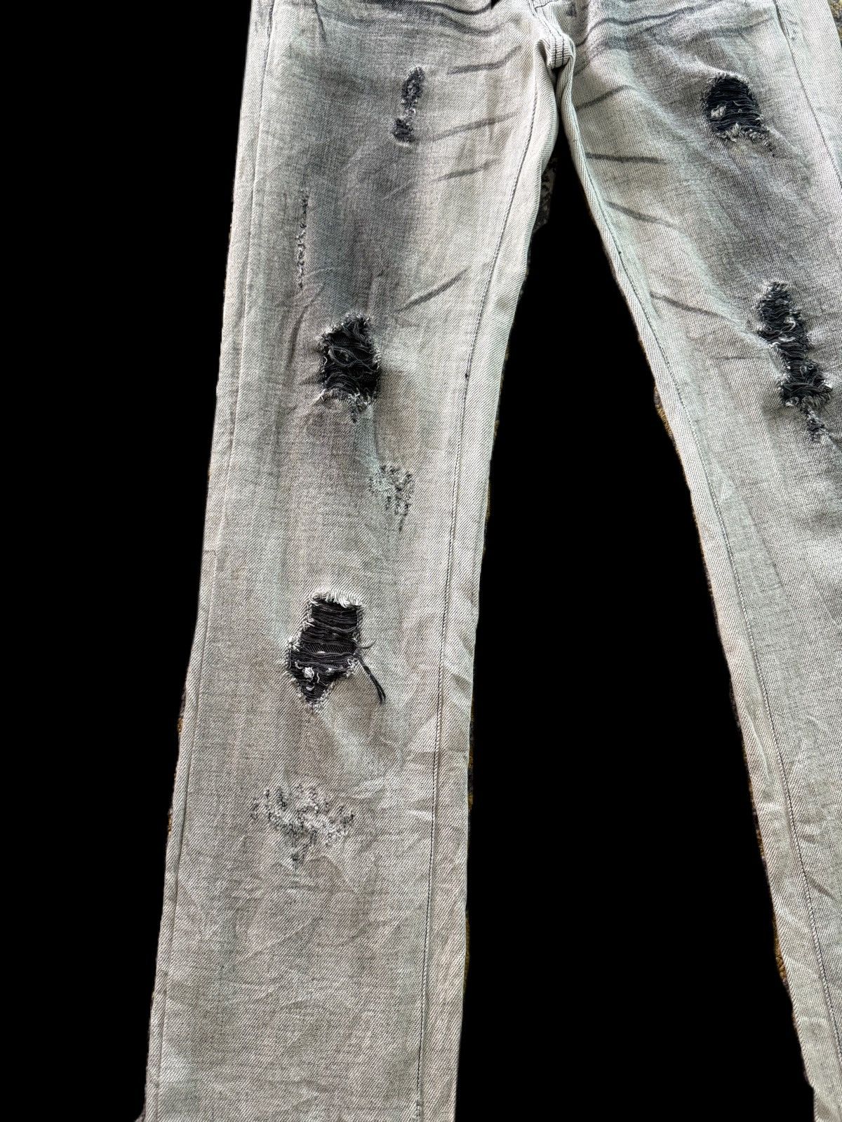 If Six Was Nine JAPAN BRAND DISTRESS DENIM AGATE LABEL SLIM STRAIGHT TYPE Size US 34 / EU 50 - 6 Thumbnail