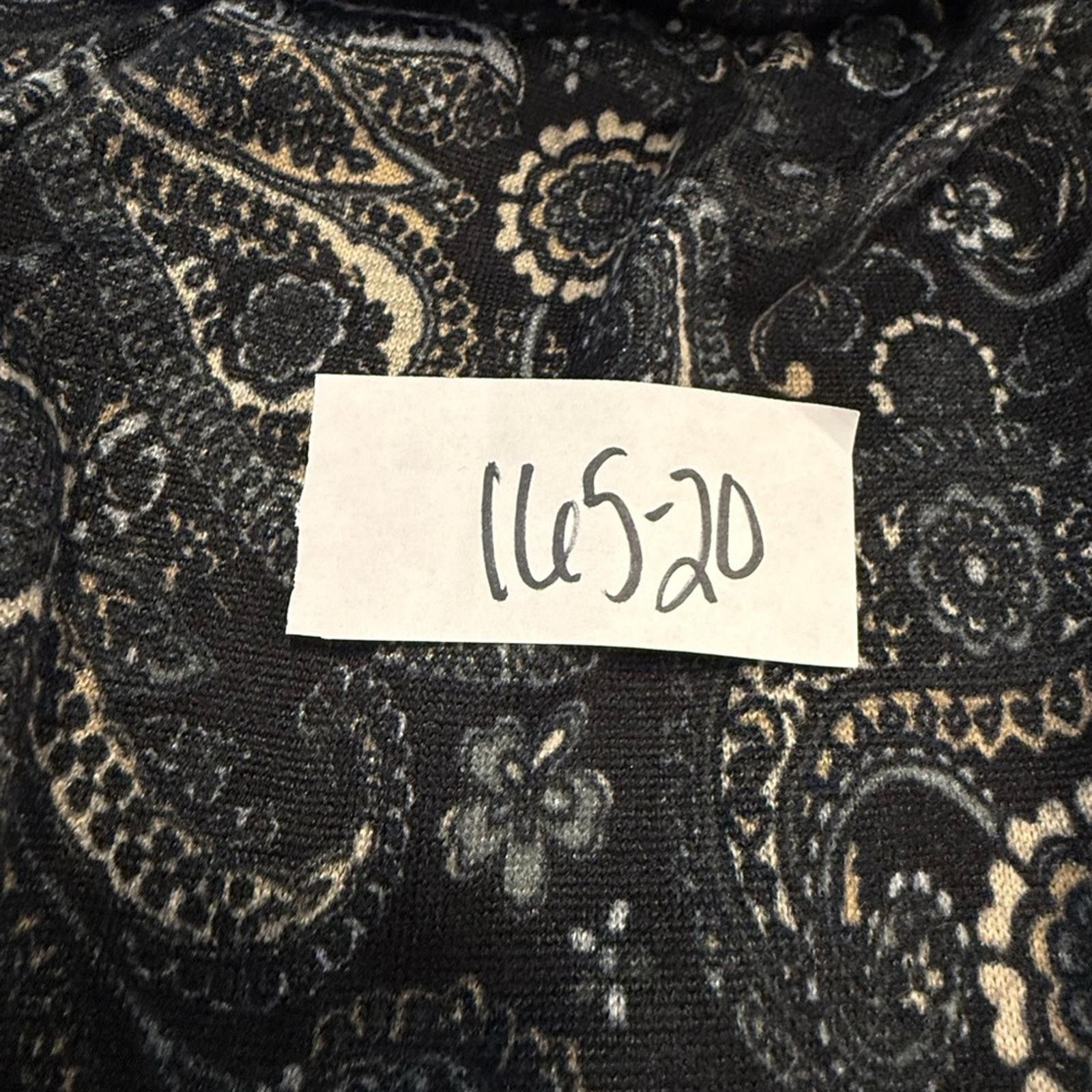 Other Stoosh wide leg leggings black white paisley floral SZ XS Size 26" / US 2 / IT 38 - 9 Thumbnail