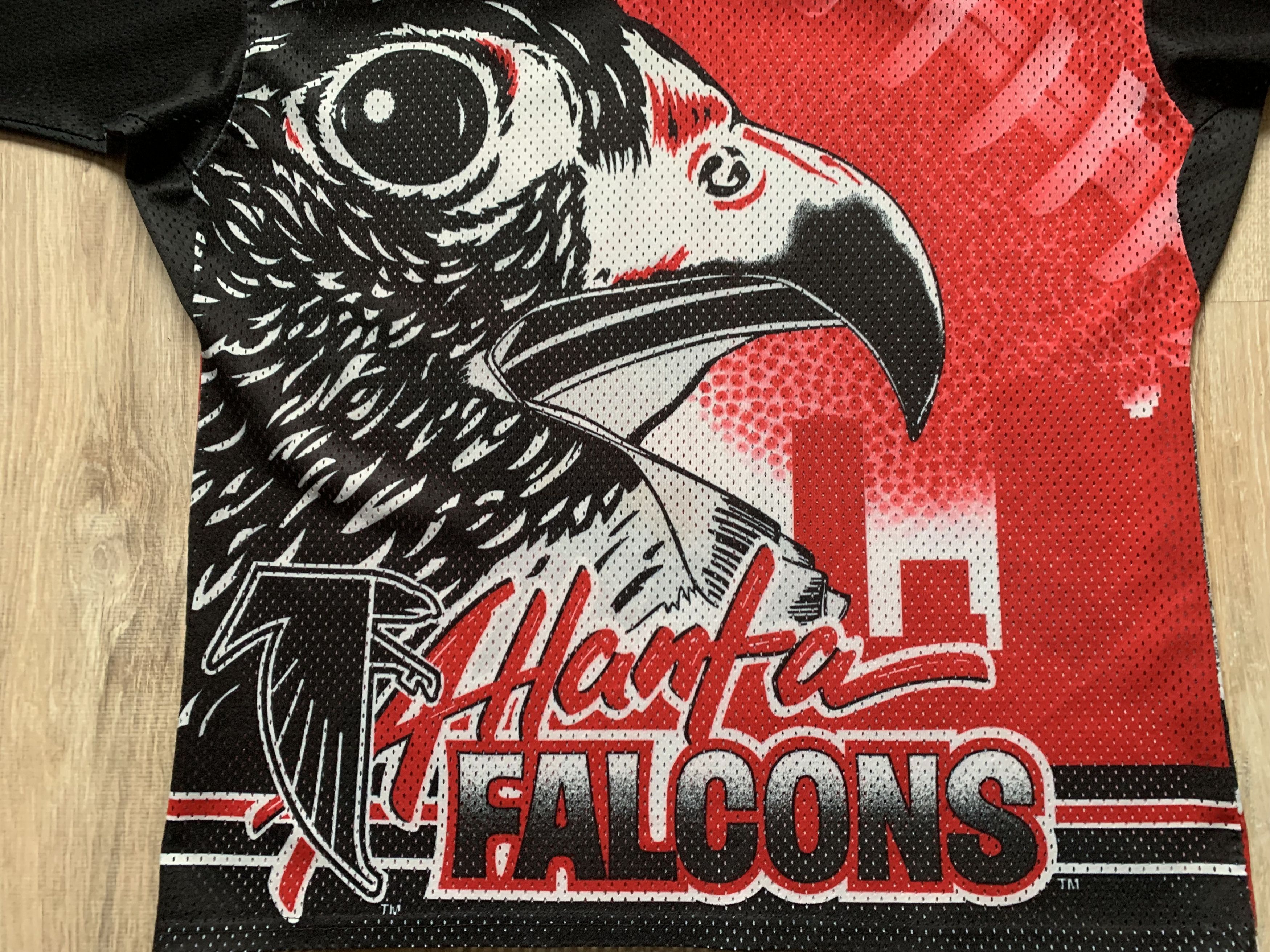 Ccm × NHL × Vintage Very Rare Atlanta Falcons CCM Hockey Jersey Overprint Size US S / EU 44-46 / 1 - 5 Thumbnail