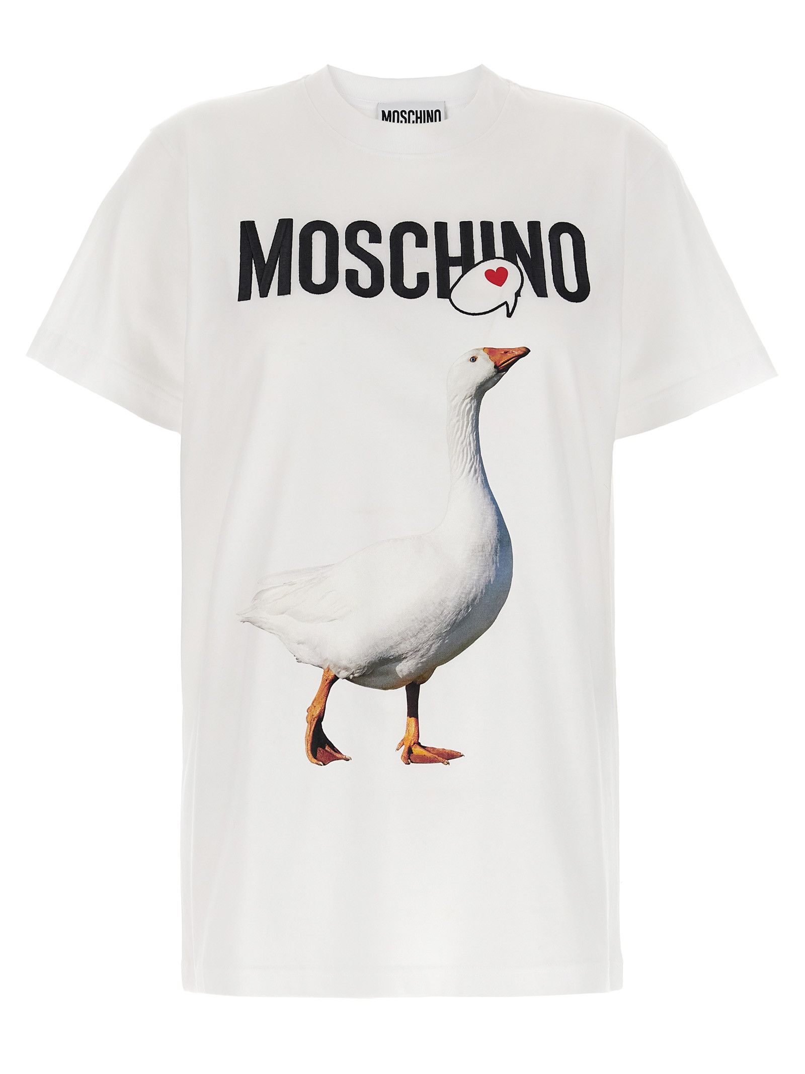 Moschino Embroidery T-Shirt Size XS / US 0-2 / IT 36-38 - 1 Thumbnail