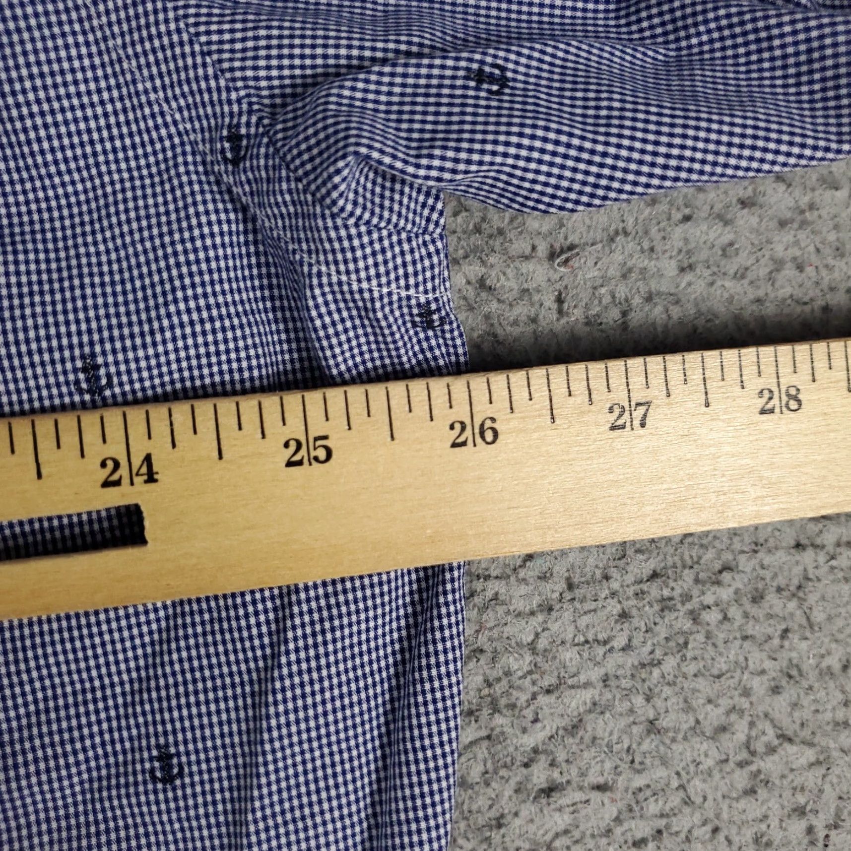Brooks Brothers Brooks Brothers Shirt Mens XL Blue Check Button-Up Long Sleeve Size US XL / EU 56 / 4 - 5 Thumbnail