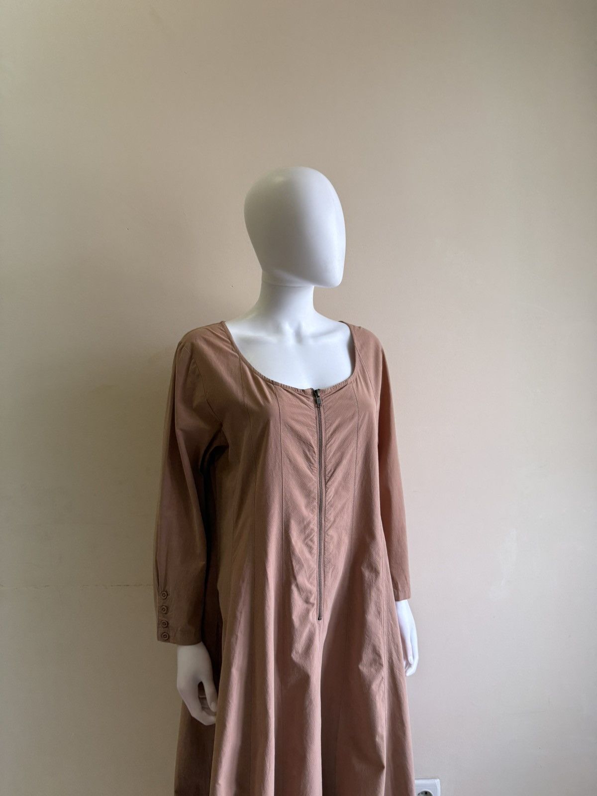 Vintage Ewa I Walla Pale Pink Long Sleeve Adina Midi Dress Size M Size M / US 6-8 / IT 42-44 - 3 Thumbnail