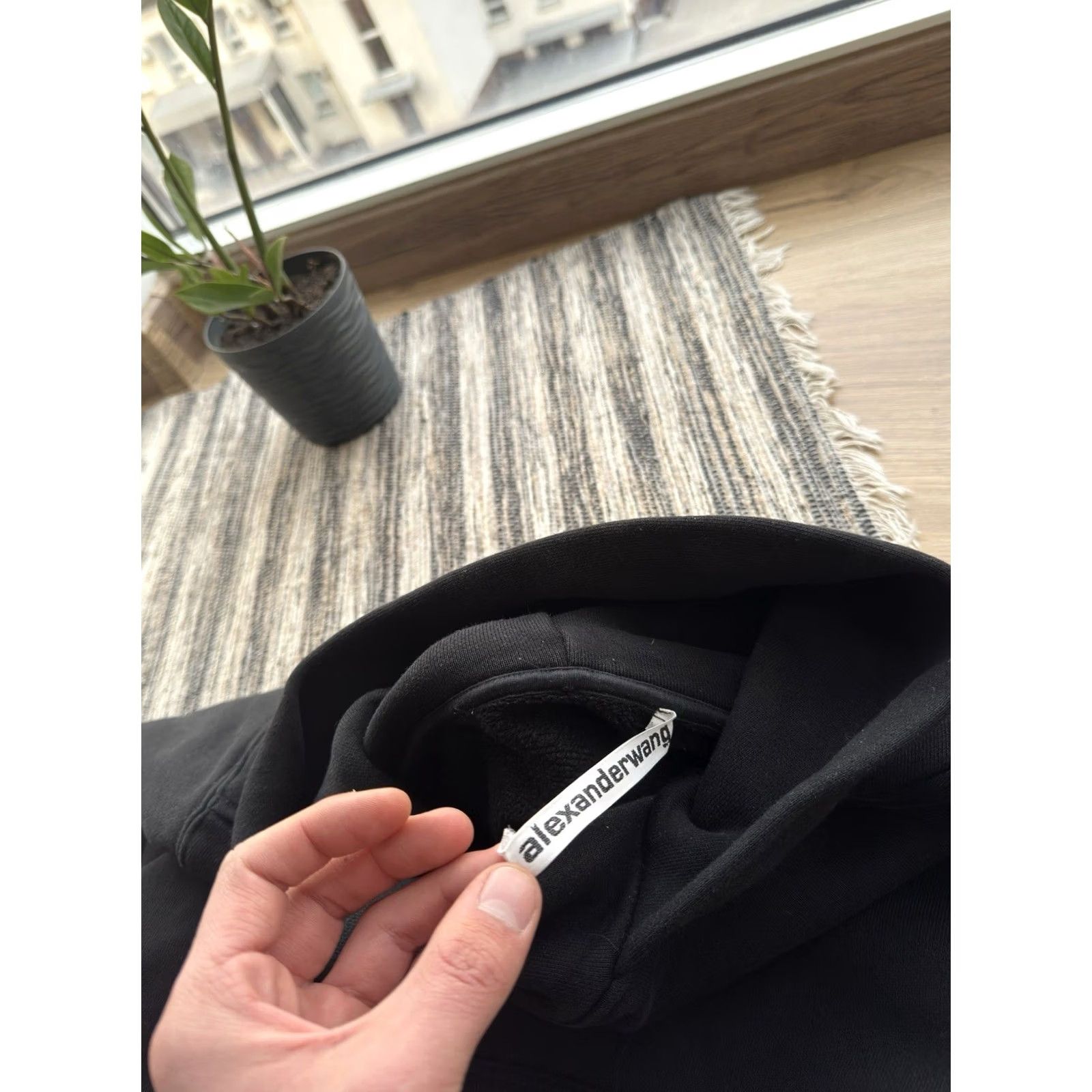 Alexander Wang VINTAGE Alexander Wang Hoodie Mens M Black Logo 90s Designer Retro Hip Hop Size US M / EU 48-50 / 2 - 7 Thumbnail