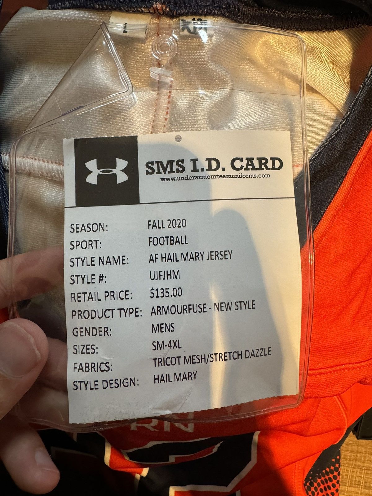 Under Armour Under Armour sample Auburn Tigers Football Jersey Men's L Size US L / EU 52-54 / 3 - 7 Thumbnail