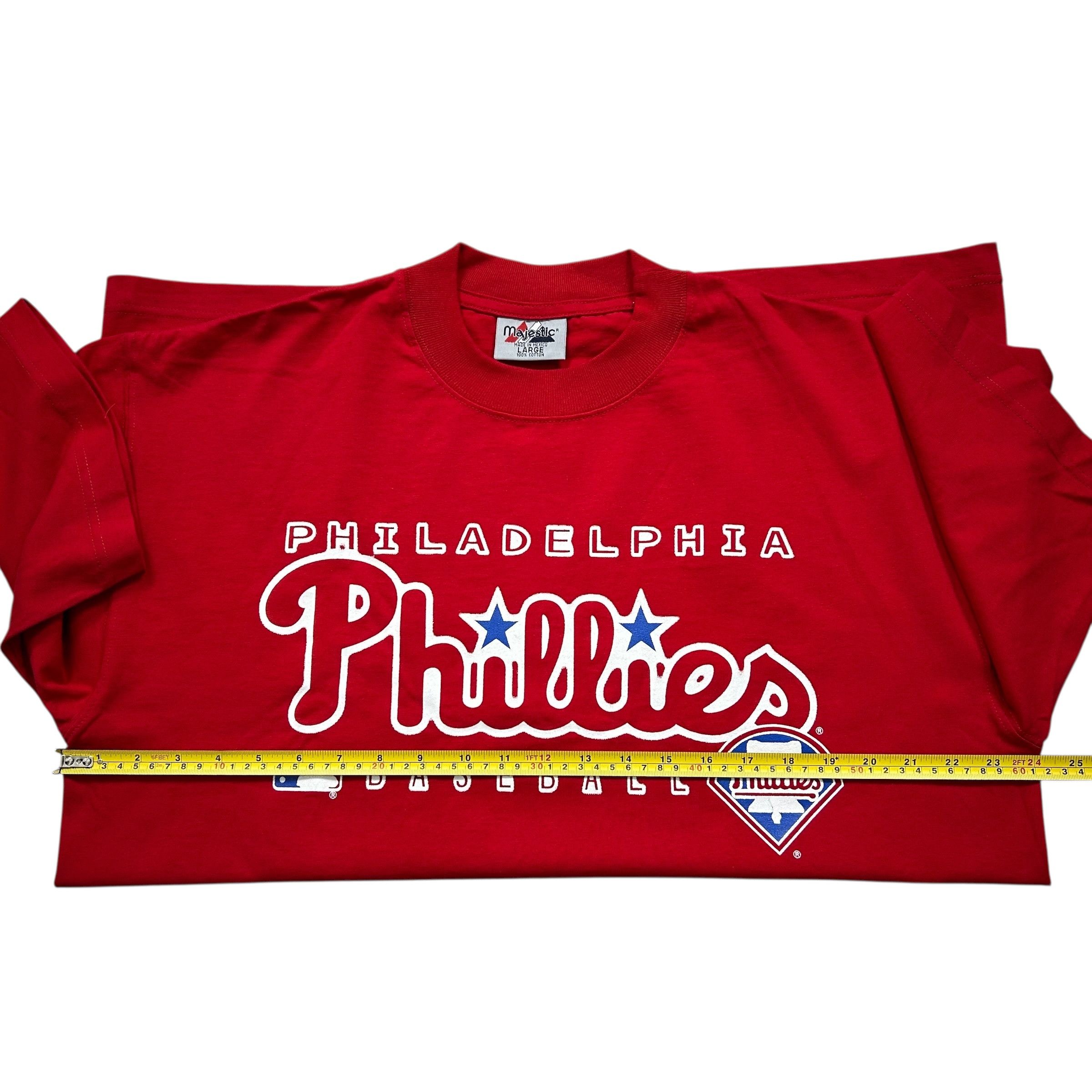 MLB VTG PHILADELPHIA PHILLIES MAJESTIC AUTHENTIC T-SHIRT Size US L / EU 52-54 / 3 - 8 Thumbnail