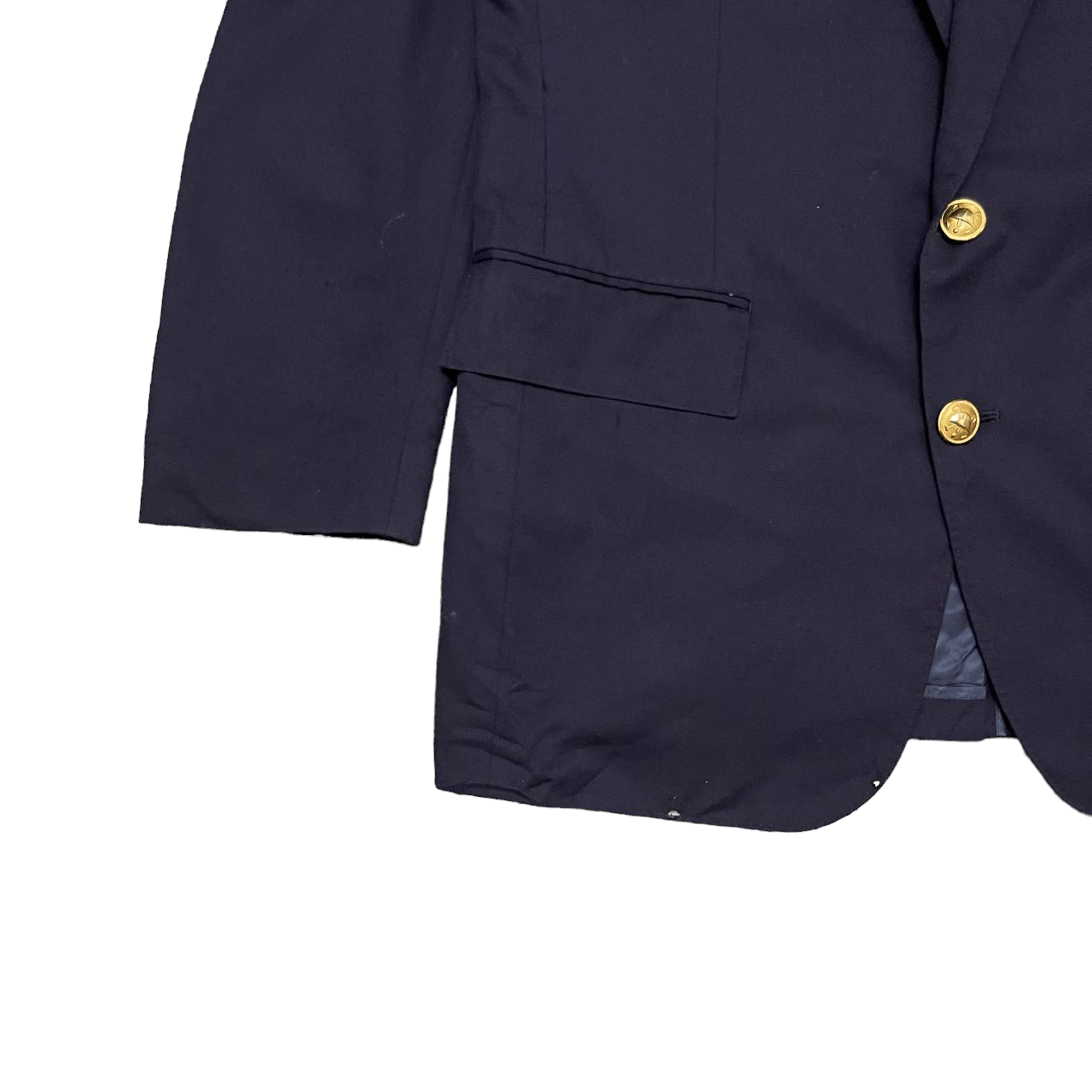 Polo Ralph Lauren Vintage 90's Polo Ralph Lauren Gold Button Wool Blazer Size US M / EU 48-50 / 2 - 3 Thumbnail