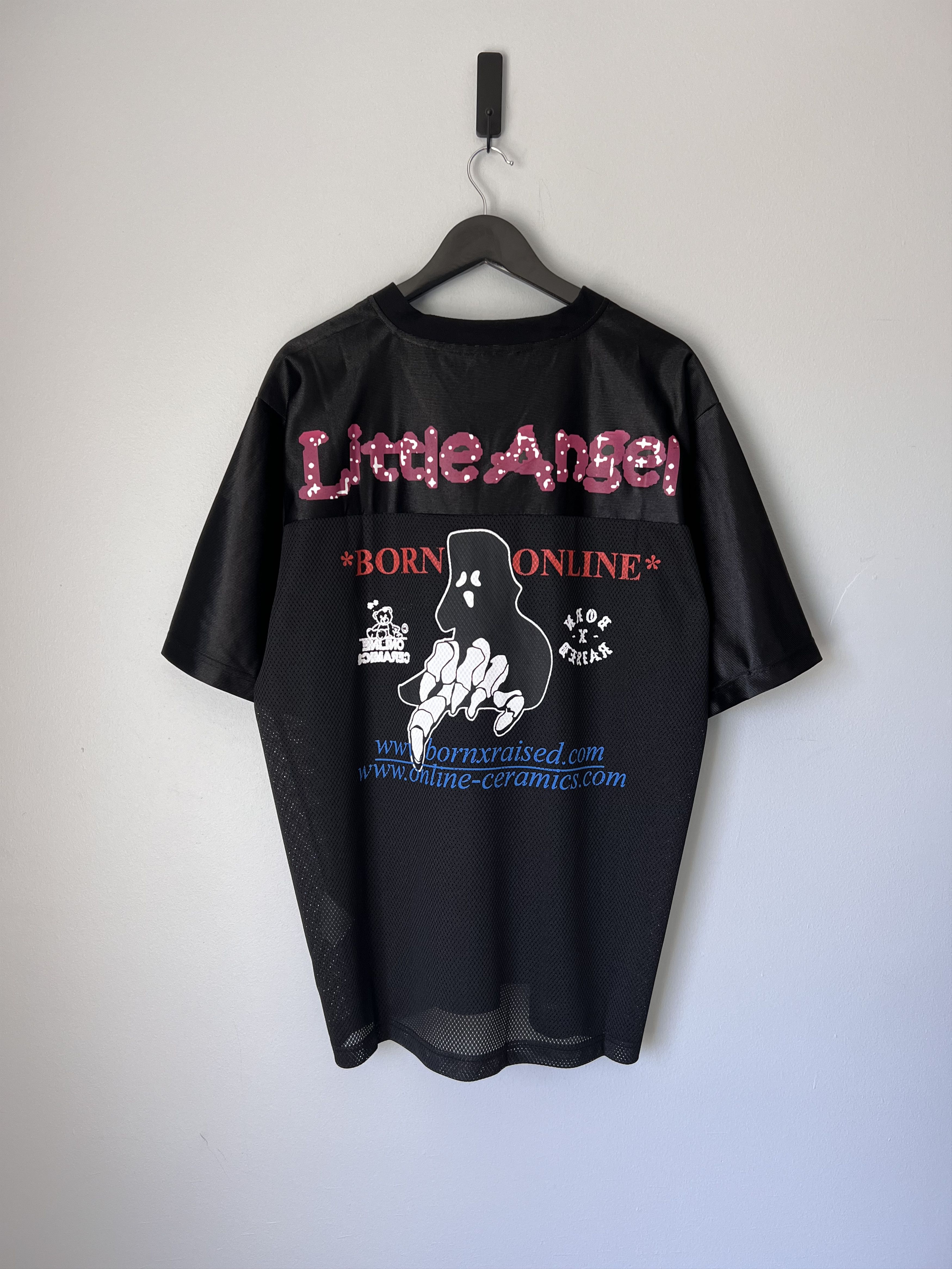 Born X Raised × Online Ceramics Online Ceramics Born X Raised Football Jersey in Black Size US XL / EU 56 / 4 - 4 Thumbnail