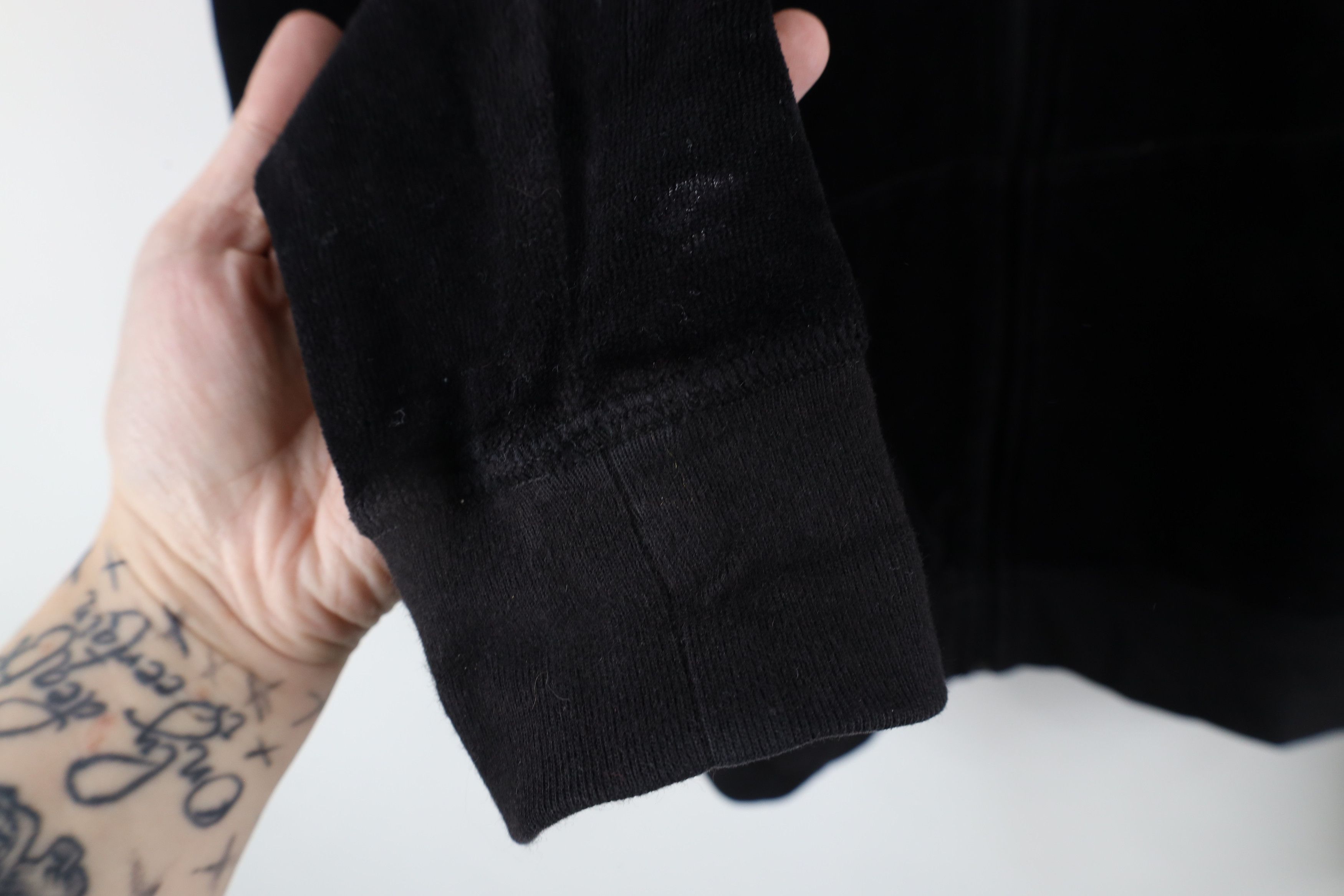 Juicy Couture × Vintage Vintage 90s Y2K Juicy Couture Velvet Velour Jacket Black USA Size L / US 10 / IT 46 - 8 Thumbnail