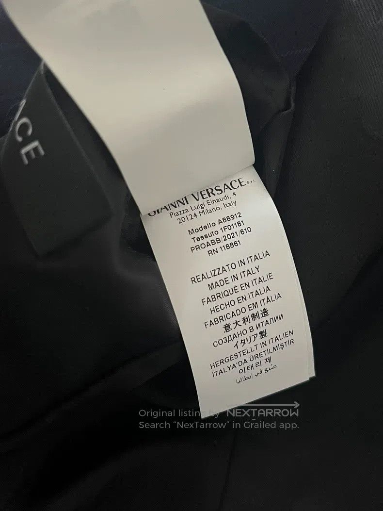 Versace Versace Classic logo striped suit Size 44S - 8 Thumbnail
