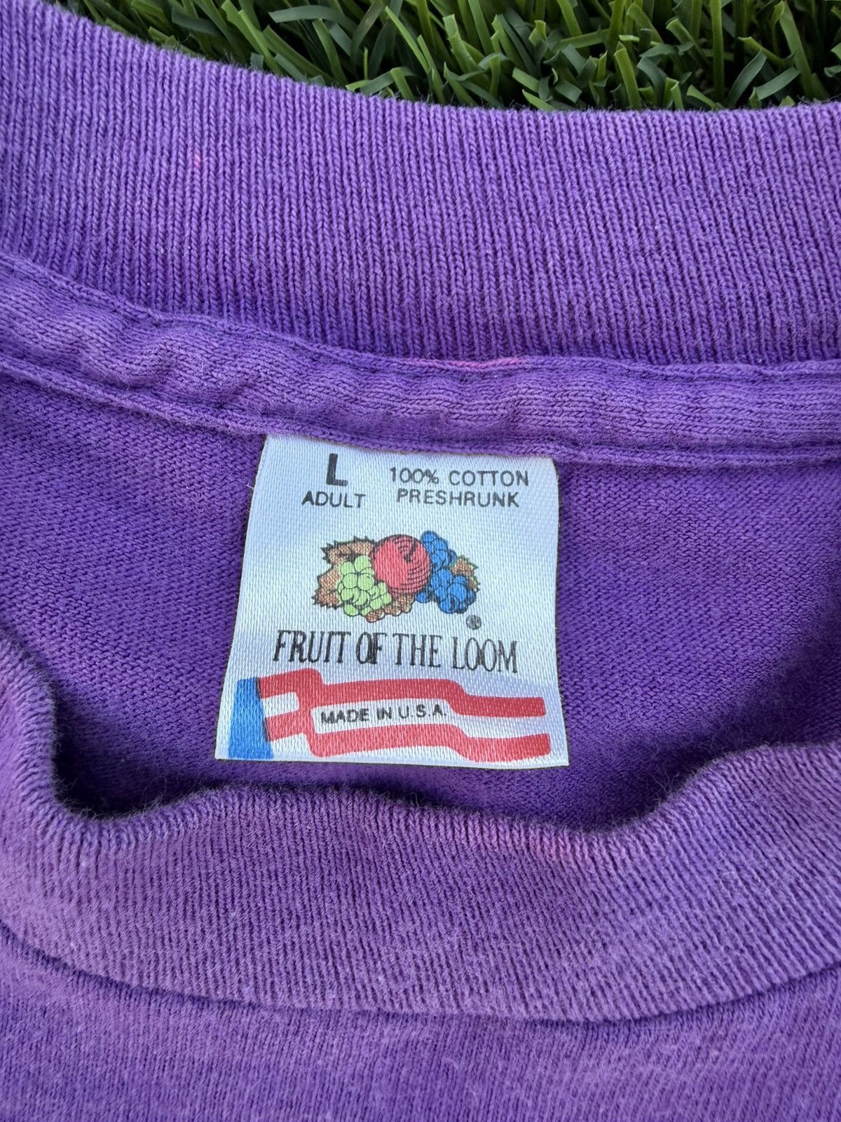 NBA Vintage 90s purple single stitch Phoenix Suns tee size L Size US L / EU 52-54 / 3 - 3 Thumbnail