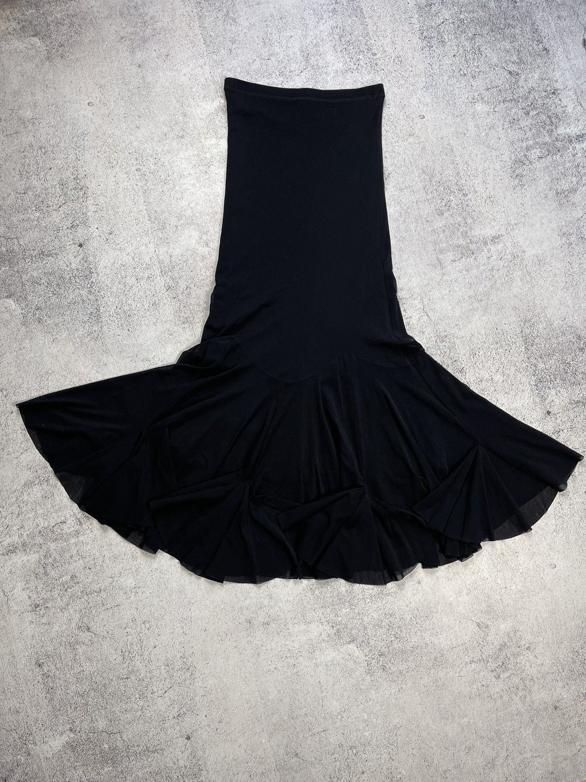 image of Y2K Save The Queen Vintage Designers Avant Garde Maxi Skirt in Black, Women's (Size 26)