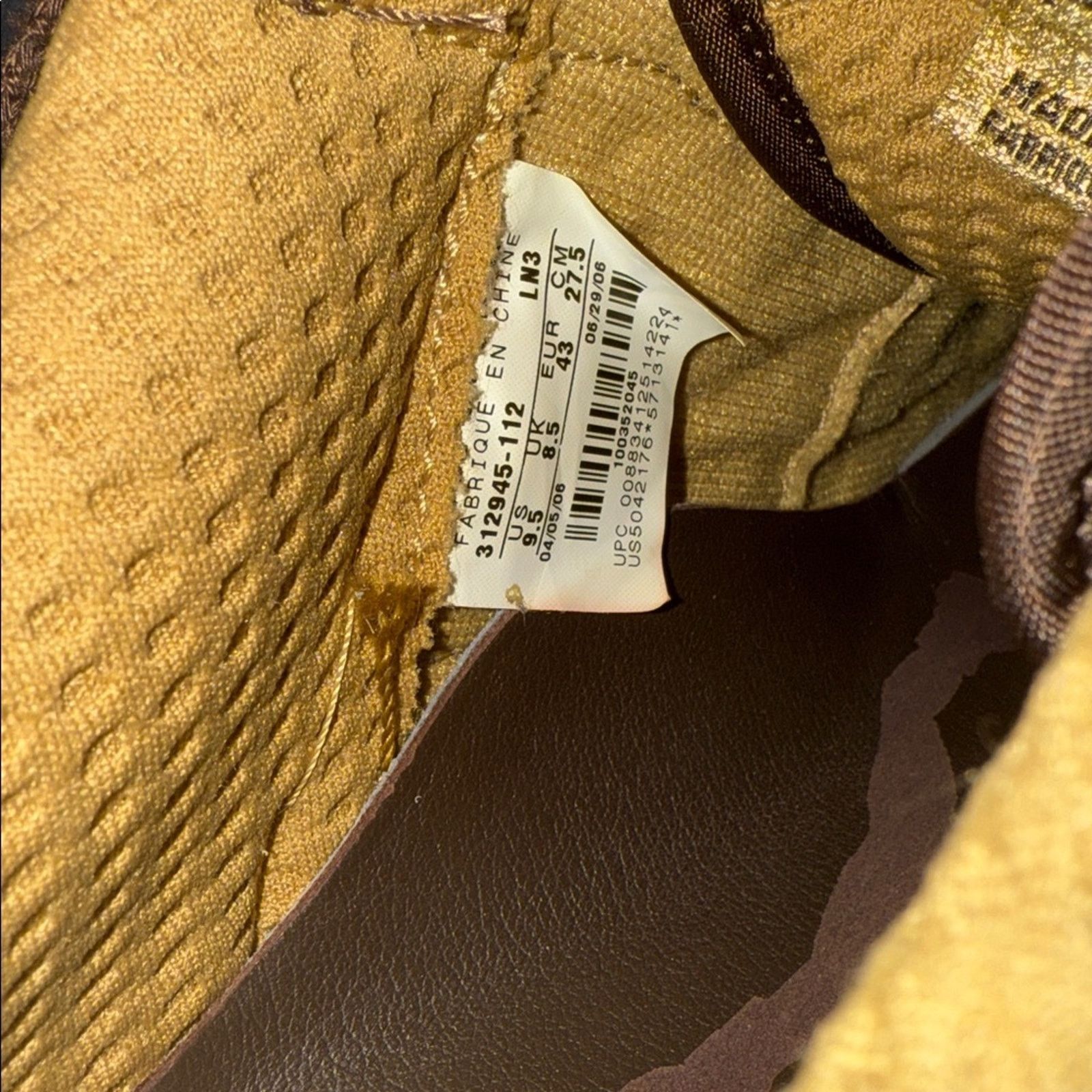 Nike 2006 Nike Air Force 1 Premium Boxing Champ Baroque Brown Size US 9.5 / EU 42-43 - 8 Thumbnail
