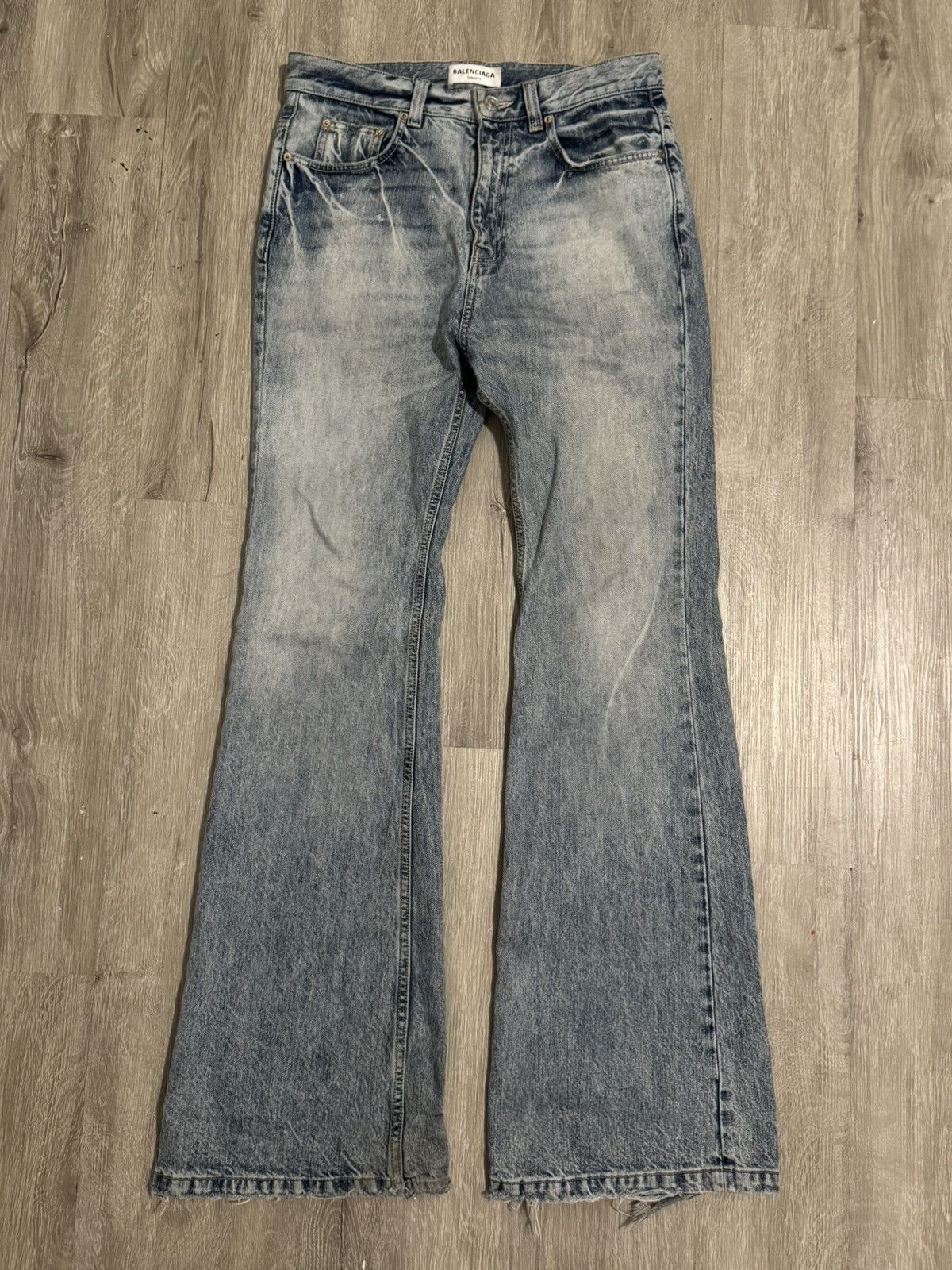 Balenciaga Balenciaga FALL22 “Lost Tape” flared jeans Size US 29 - 1 Thumbnail