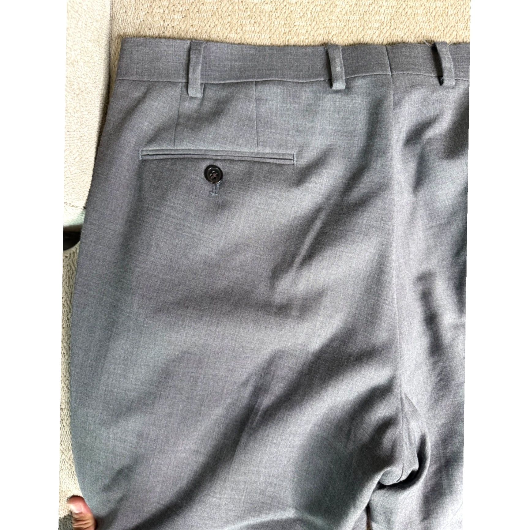 Ralph Lauren Vtg Lauren Ralph Lauren High Performance Wool Dress Pants Mens 36x30 Gray Y2k Size US 36 / EU 52 - 7 Thumbnail