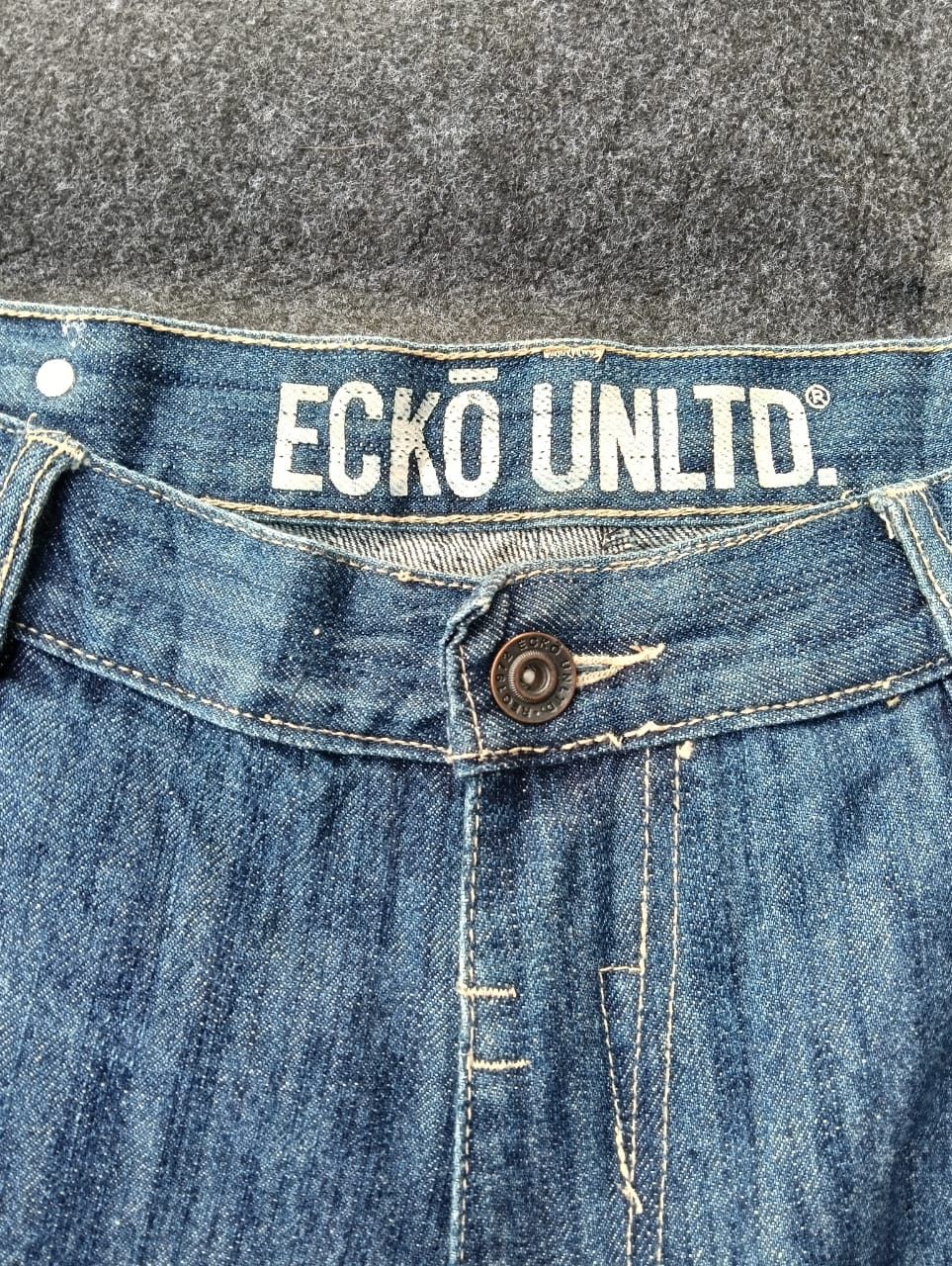 Ecko Unltd. 🔥 ECKO UNLTD Baggy Jeans Y2K Streetwear Vibes 🔥 Size US 35 - 4 Thumbnail