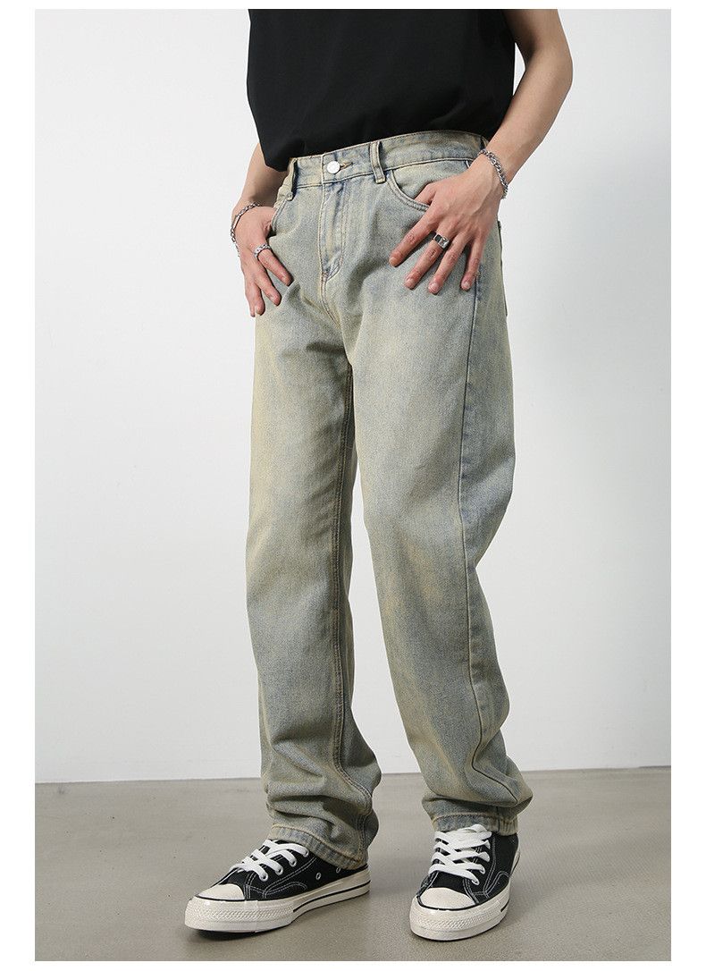 Japanese Brand Japanese retro trend loose casual distressed jeans Size US 32 / EU 48 - 2 Thumbnail