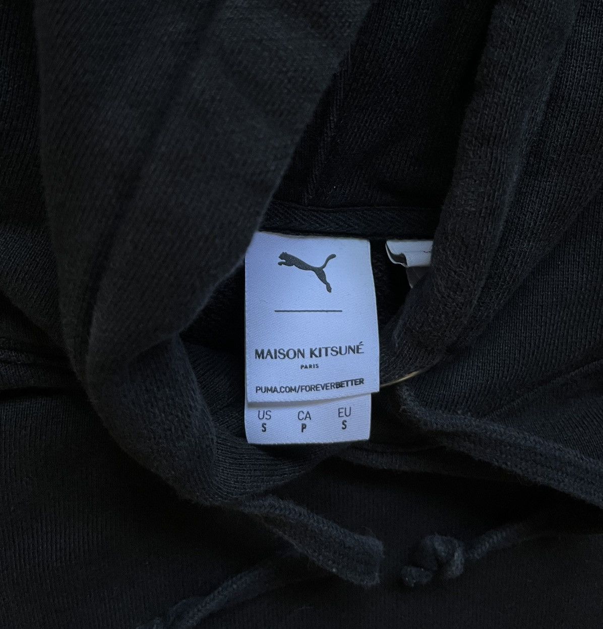 Maison Kitsune × Puma Maison Kitsune x Puma Black Hoodie Small Size US S / EU 44-46 / 1 - 5 Thumbnail