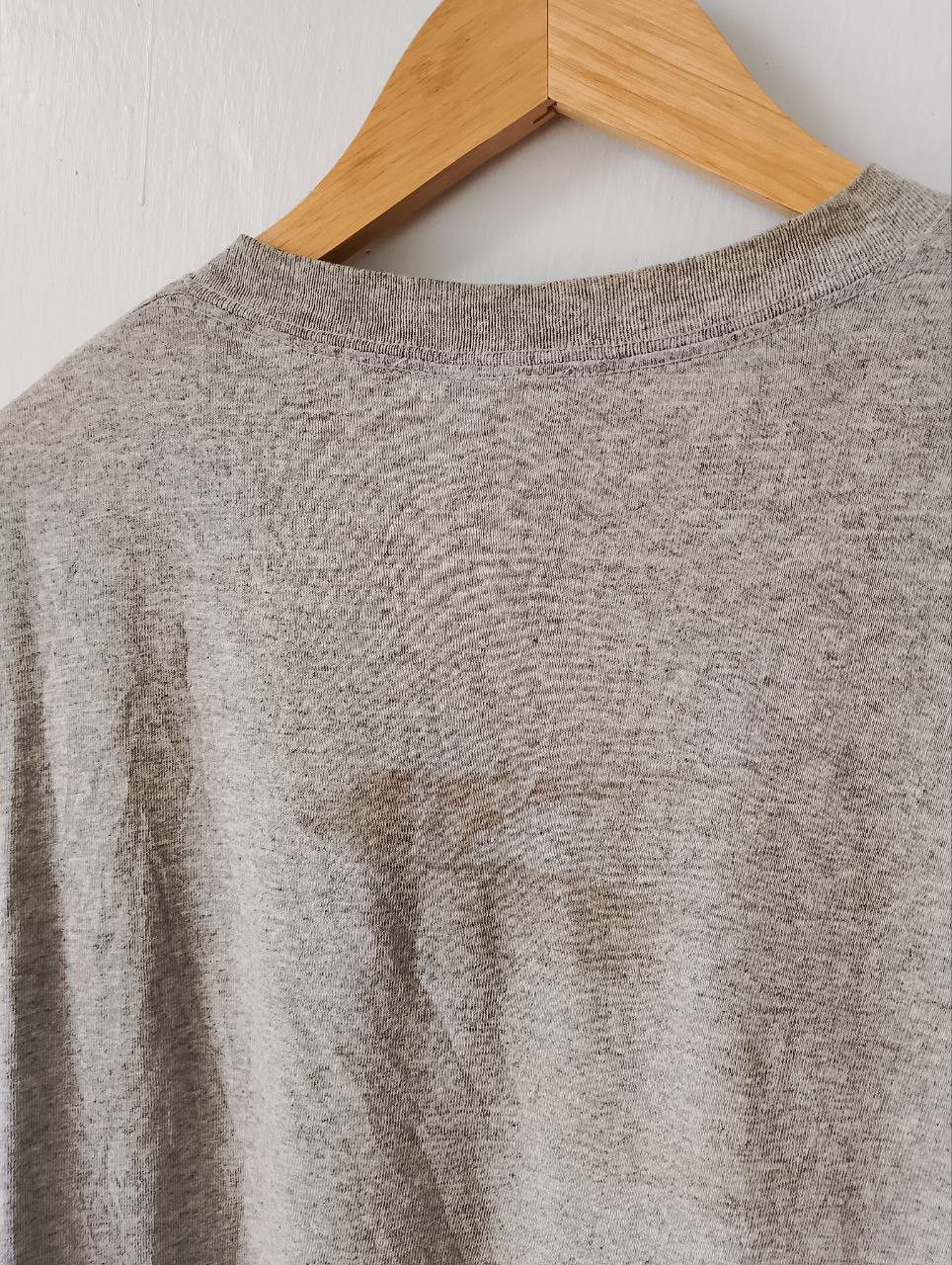 DC Comics Vintage SUPERMAN Ripped Shredded Logo Spellout l/s Tee Size US M / EU 48-50 / 2 - 8 Thumbnail