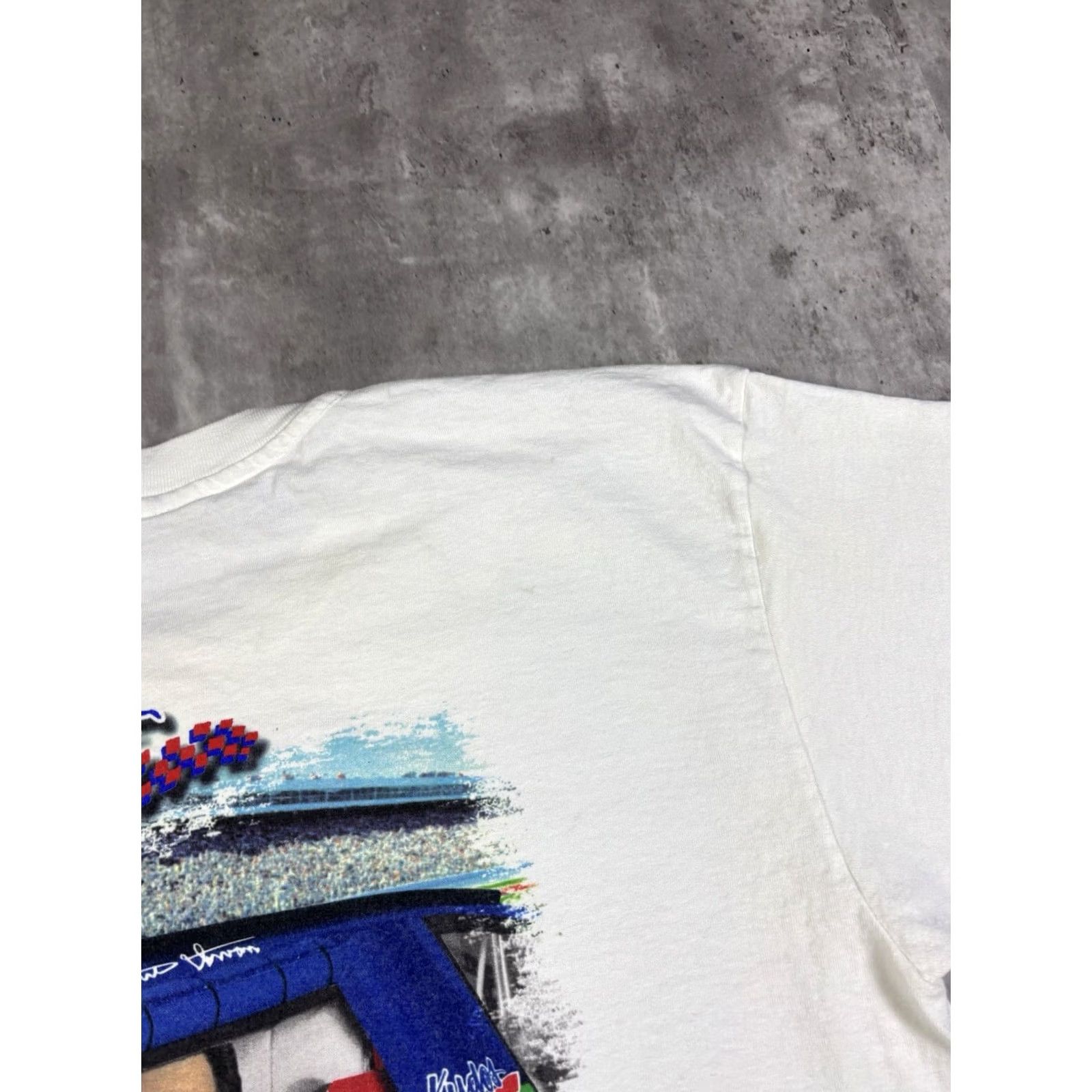 Anvil VINTAGE 90s Kudos Racing Nascar T Shirt White XL Mens 90s USA Shoes? Size US XL / EU 56 / 4 - 4 Thumbnail