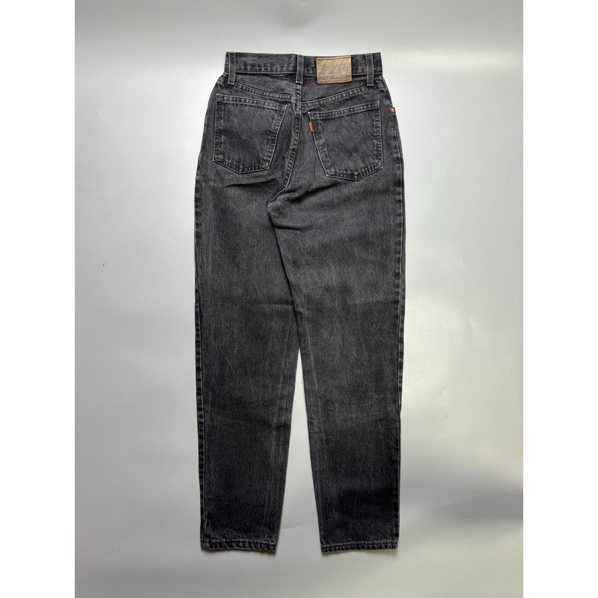 Levi's Vintage Clothing Levi’s 881 Orange Tab Vintage Black Denim Jeans (Y1055) Size US 30 / EU 46 - 11 Thumbnail