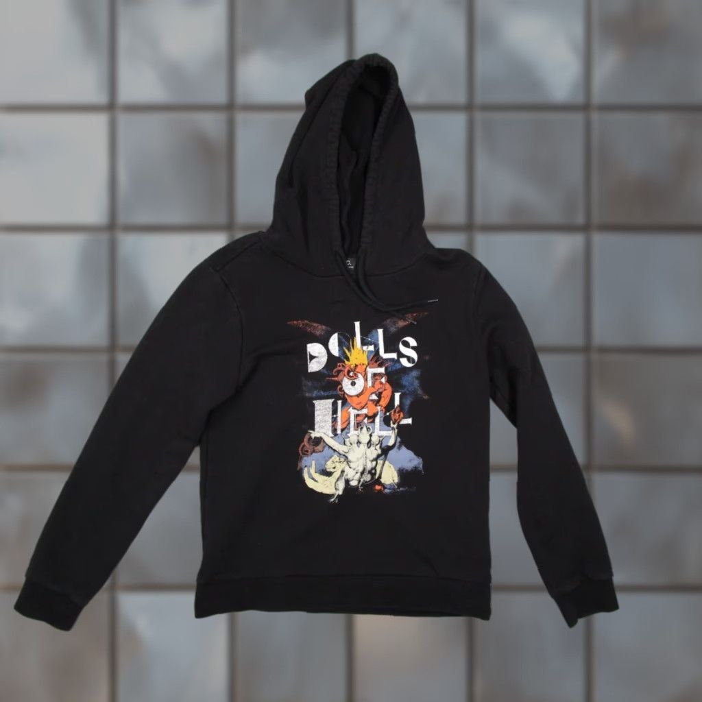 A.P.C. A.P.C. Hoodie Mens Small Black Dolls of Hell Graphic Pullover Long Sleeve Size US S / EU 44-46 / 1 - 1 Thumbnail