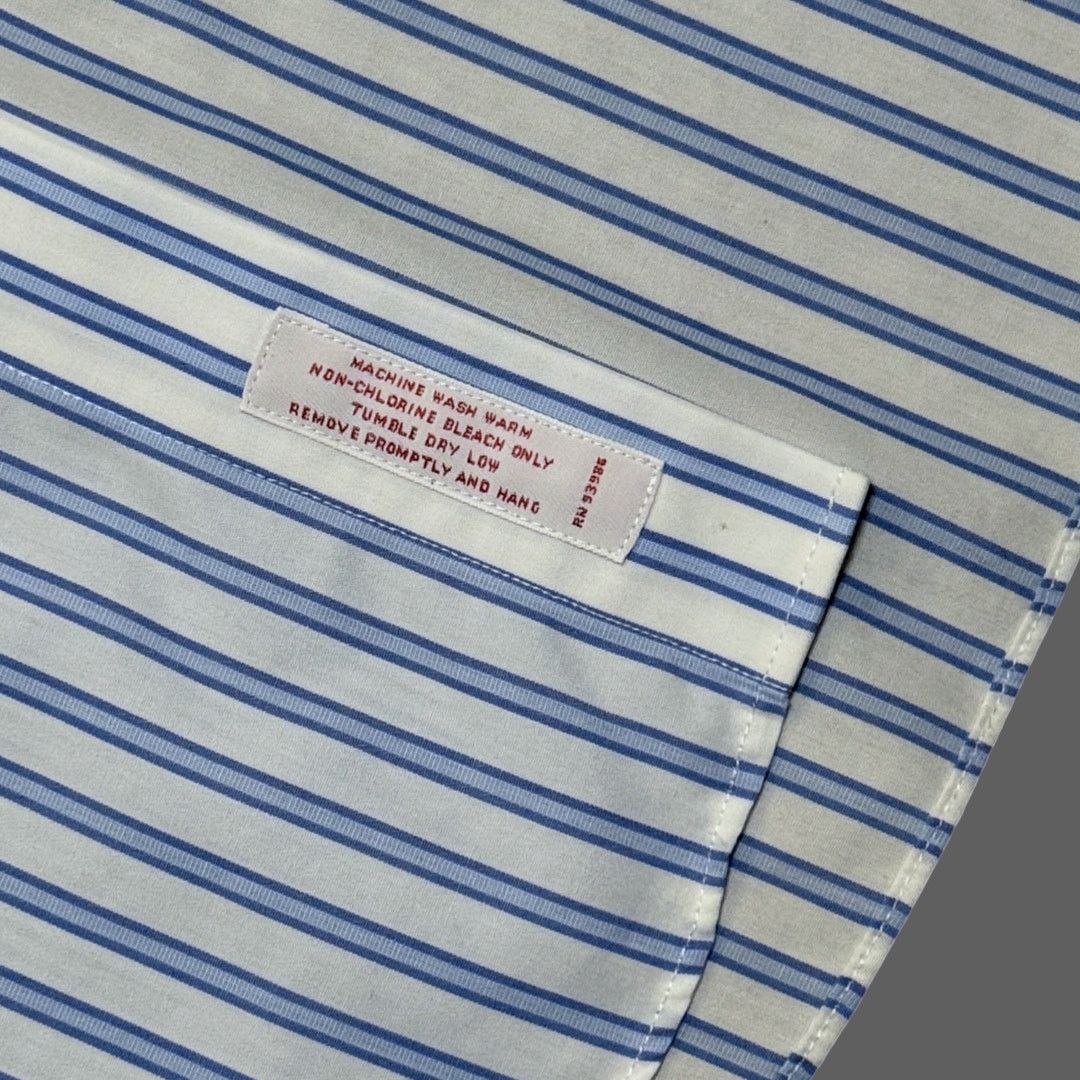 Brooks Brothers Brooks Brothers Original Polo Non-Iron Stripe Shirt M Size US M / EU 48-50 / 2 - 3 Thumbnail