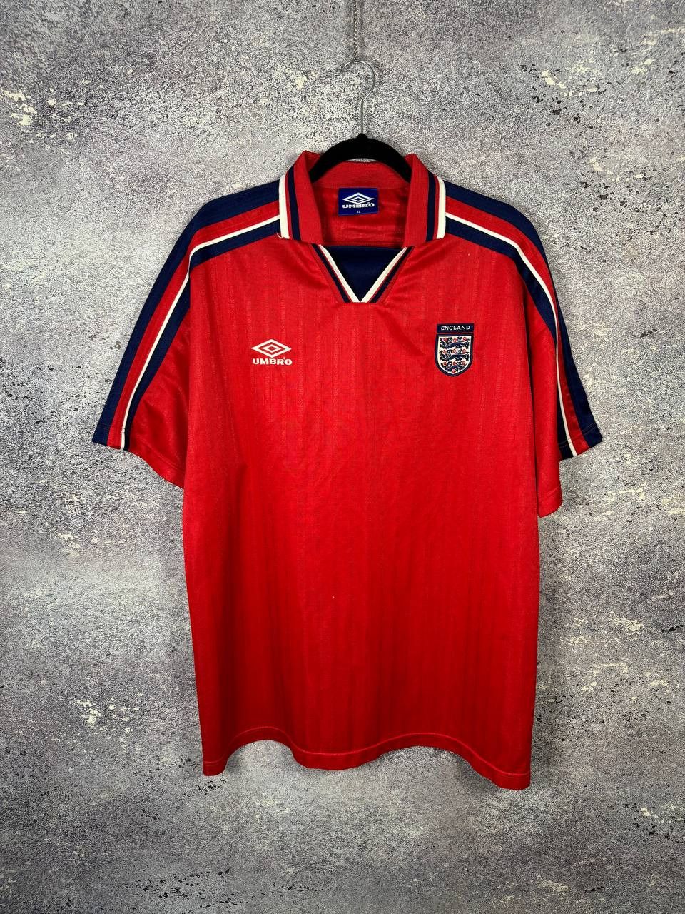 Umbro 90's England National Team 1992 Umbro Soccer Jersey Size US XL / EU 56 / 4 - 1 Thumbnail