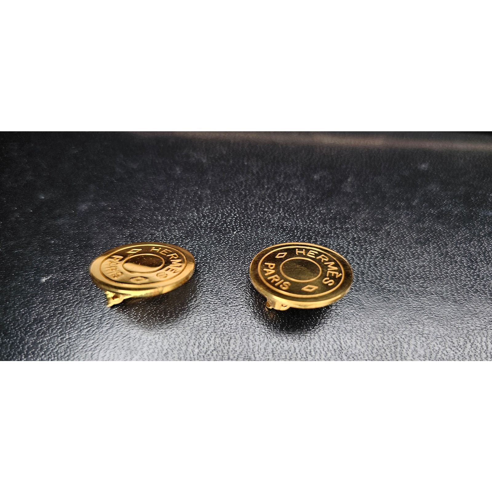 Hermes Hermès Clou de Selle Gold Clip-On Earring Size ONE SIZE - 5 Thumbnail