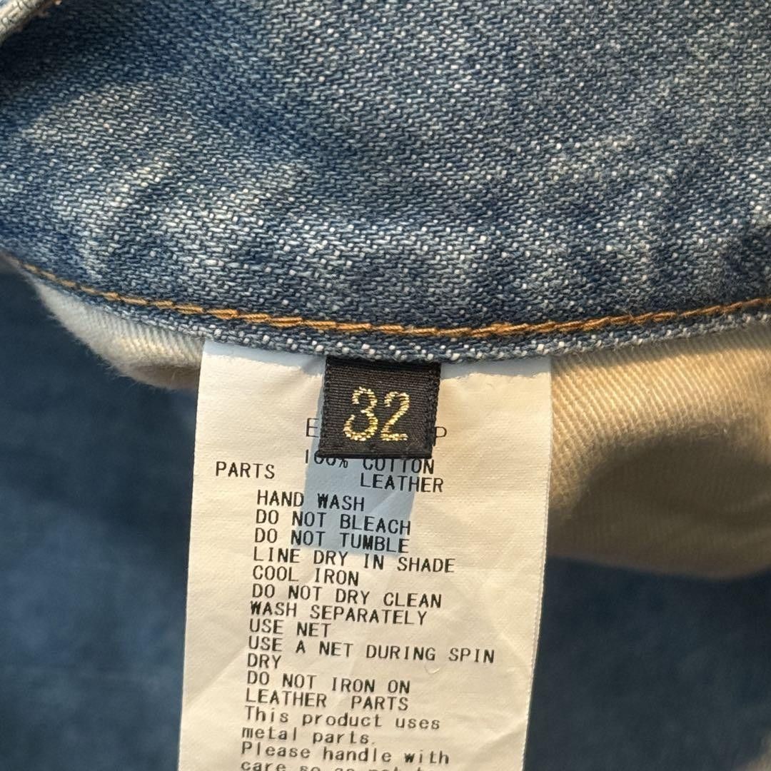 Kapital Kountry KAPITAL KOUNTRY Studded Denim Shorts Blue 32 inches Size US 33 - 6 Thumbnail