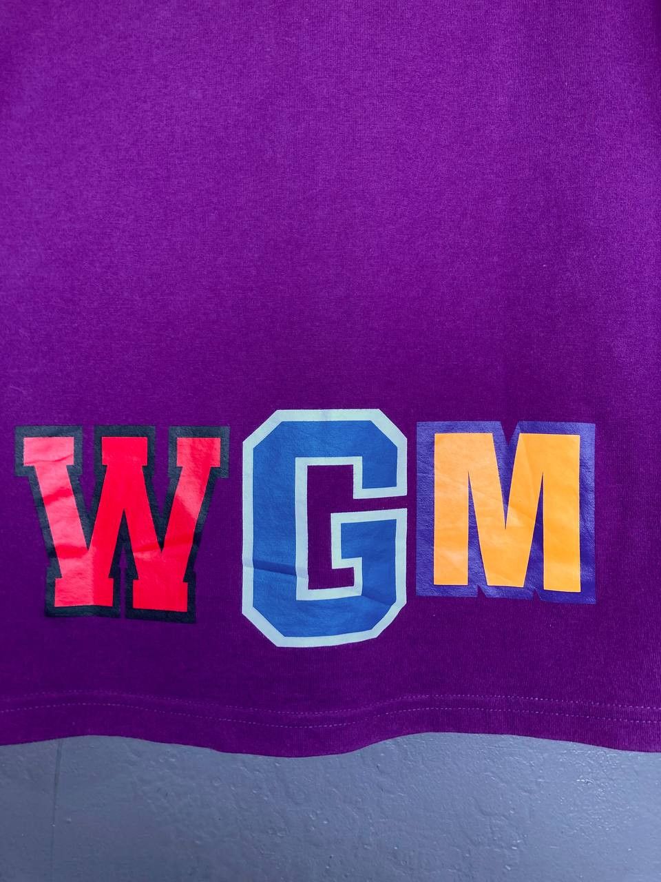 Bape Bape WGM Purple Camo Shark Tee Size US S / EU 44-46 / 1 - 7 Thumbnail