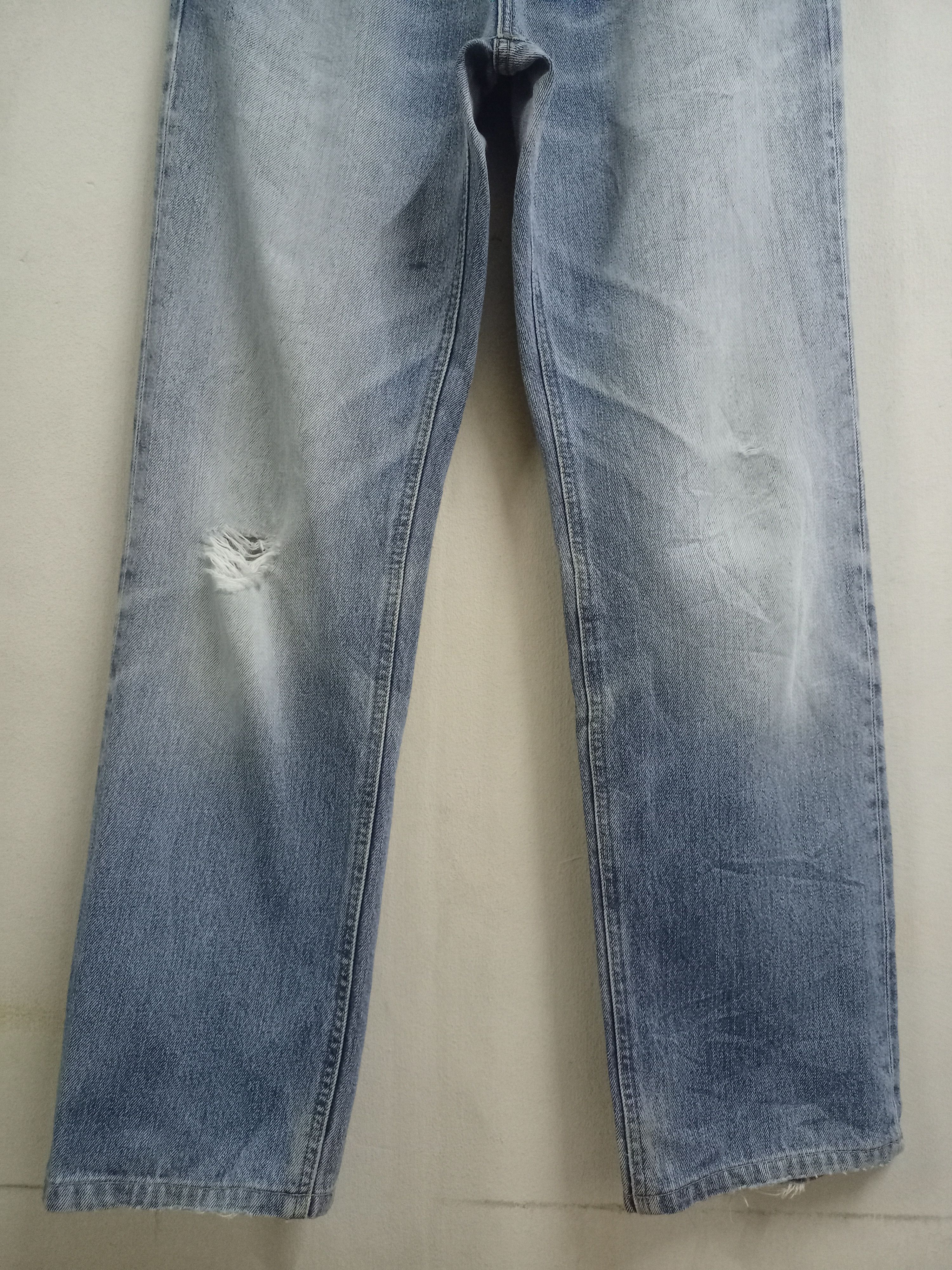 Lee Vintage Japanese Lee Riders Faded Wash Ripped Loose Jeans Size US 31 - 6 Thumbnail