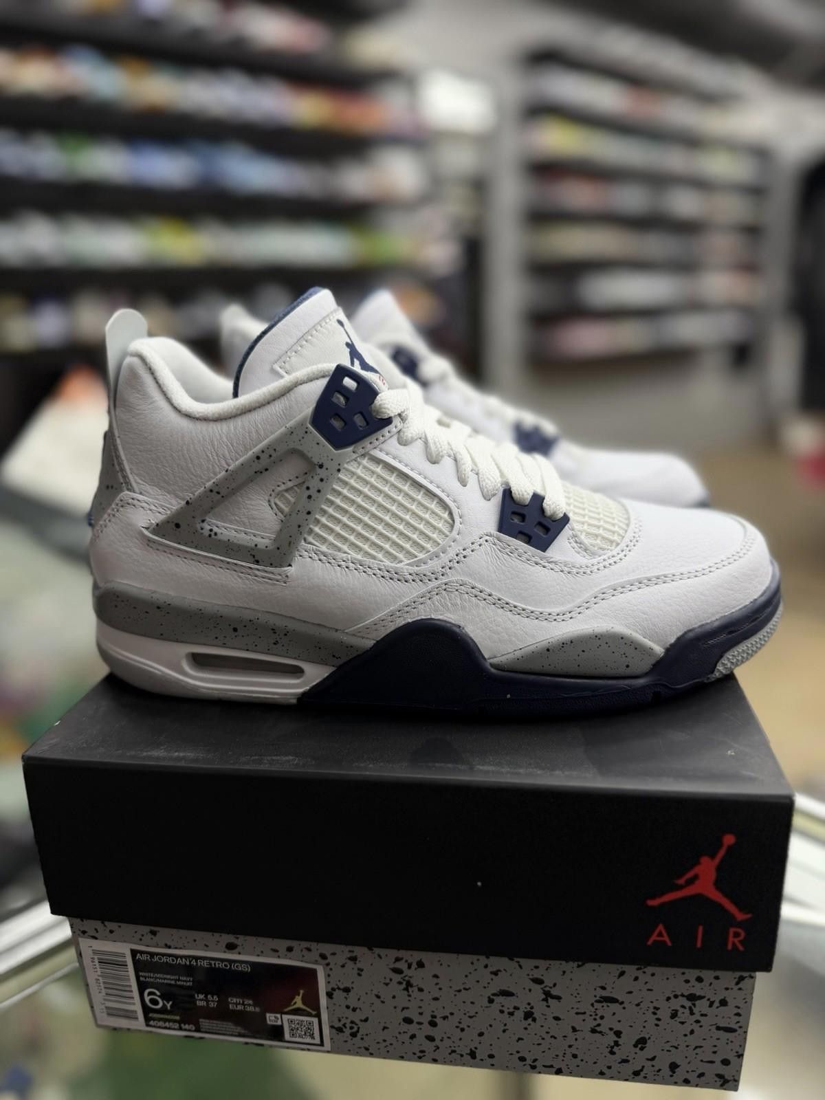 Jordan Brand Jordan Air Jordan 4 Retro GS 6Y/7.5W- 408452-140 - Size US 6 / EU 39 - 2 Thumbnail
