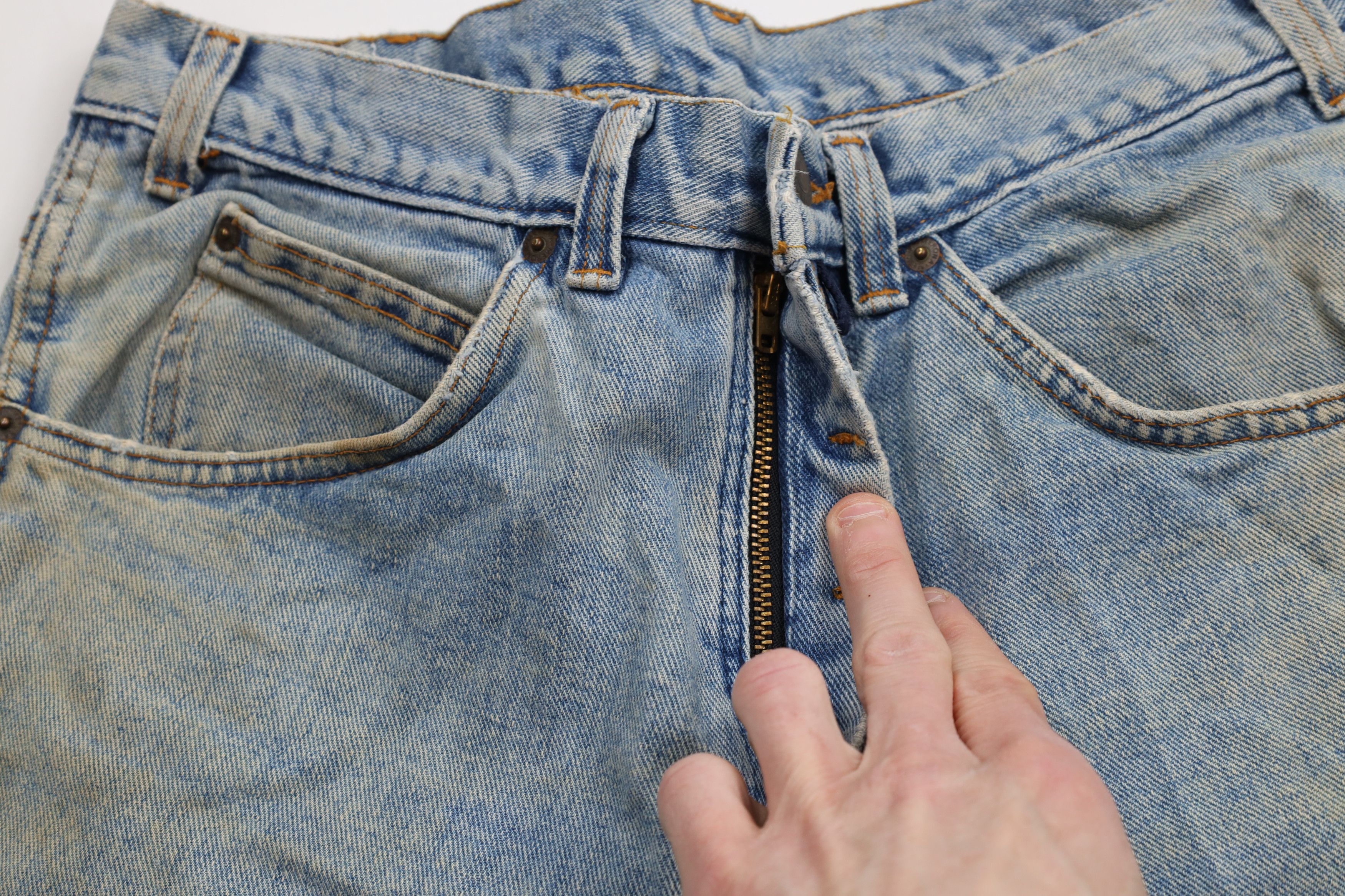 Vintage Vintage 90s Streetwear Straight Leg Denim Jeans Blue Cotton Size US 32 / EU 48 - 6 Thumbnail