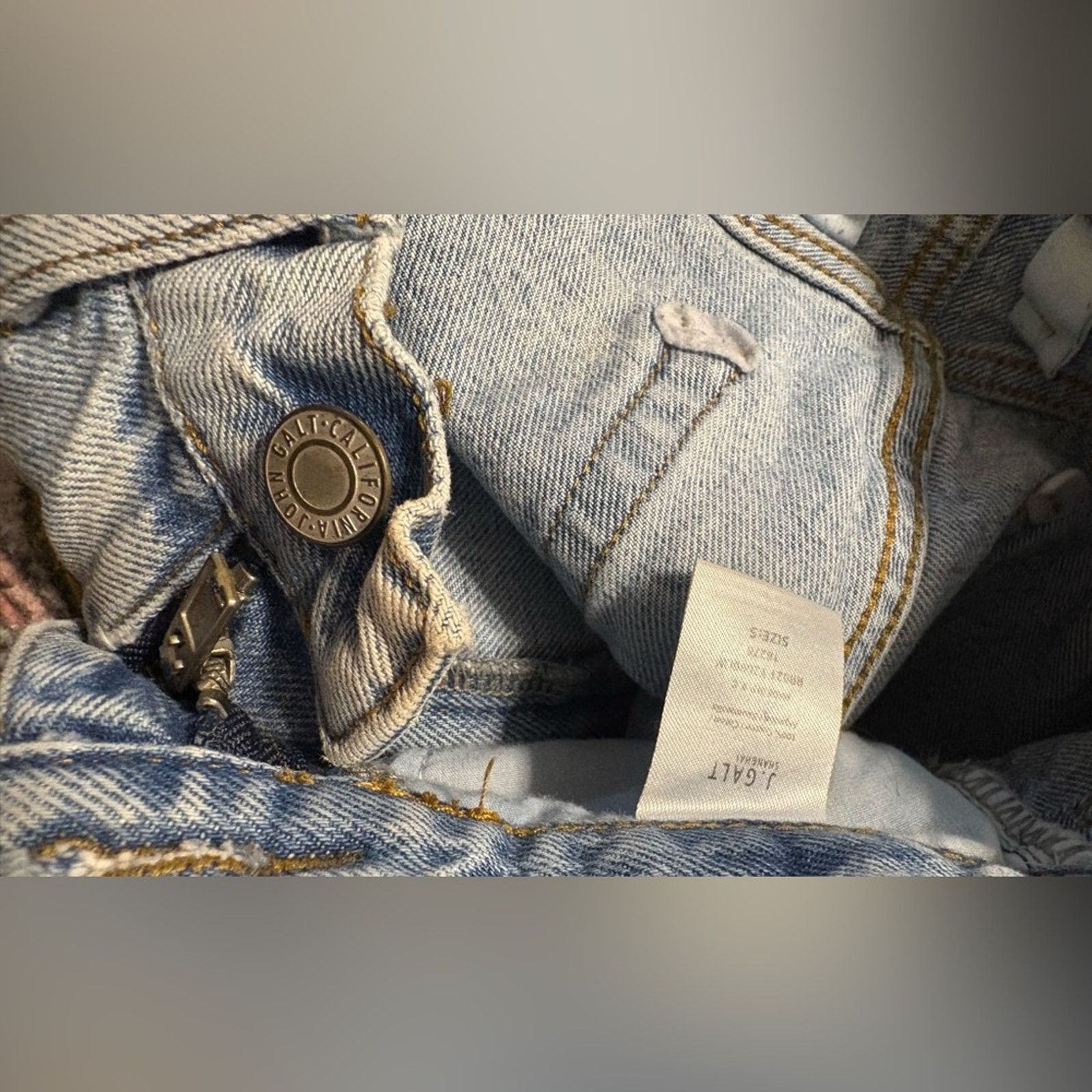 Brandy Melville (John Galt/Brandy Meville) Denim Baggy Jeans: Size Small Size 28" / US 6 / IT 42 - 4 Thumbnail