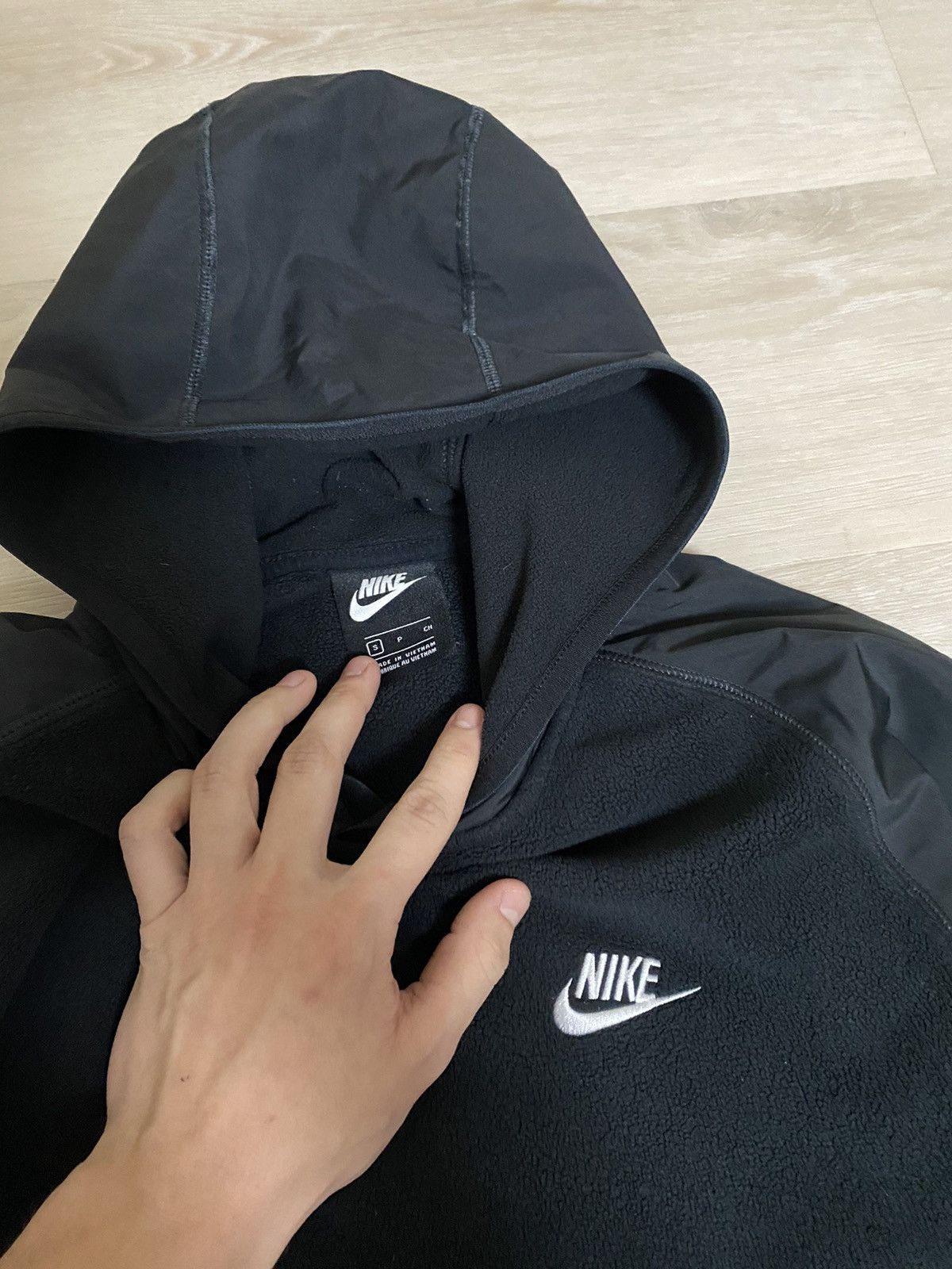 Nike × Vintage Nike Vintage Hoodie Nike vintage fleece hoodie y2k style M Size US M / EU 48-50 / 2 - 5 Thumbnail