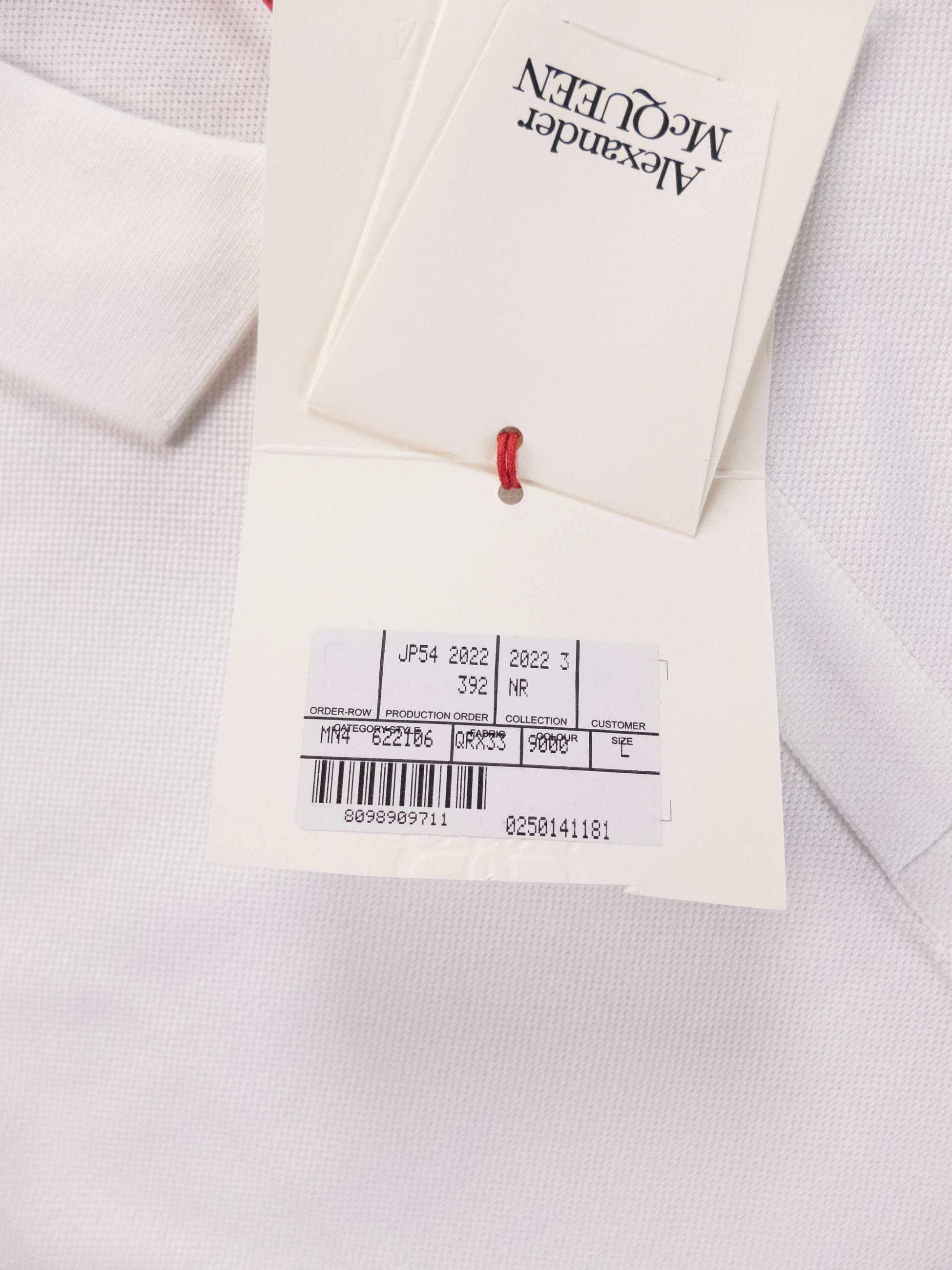 Alexander McQueen ALEXANDER MCQUEEN white skull patch polo shirt Large q Size US L / EU 52-54 / 3 - 6 Thumbnail