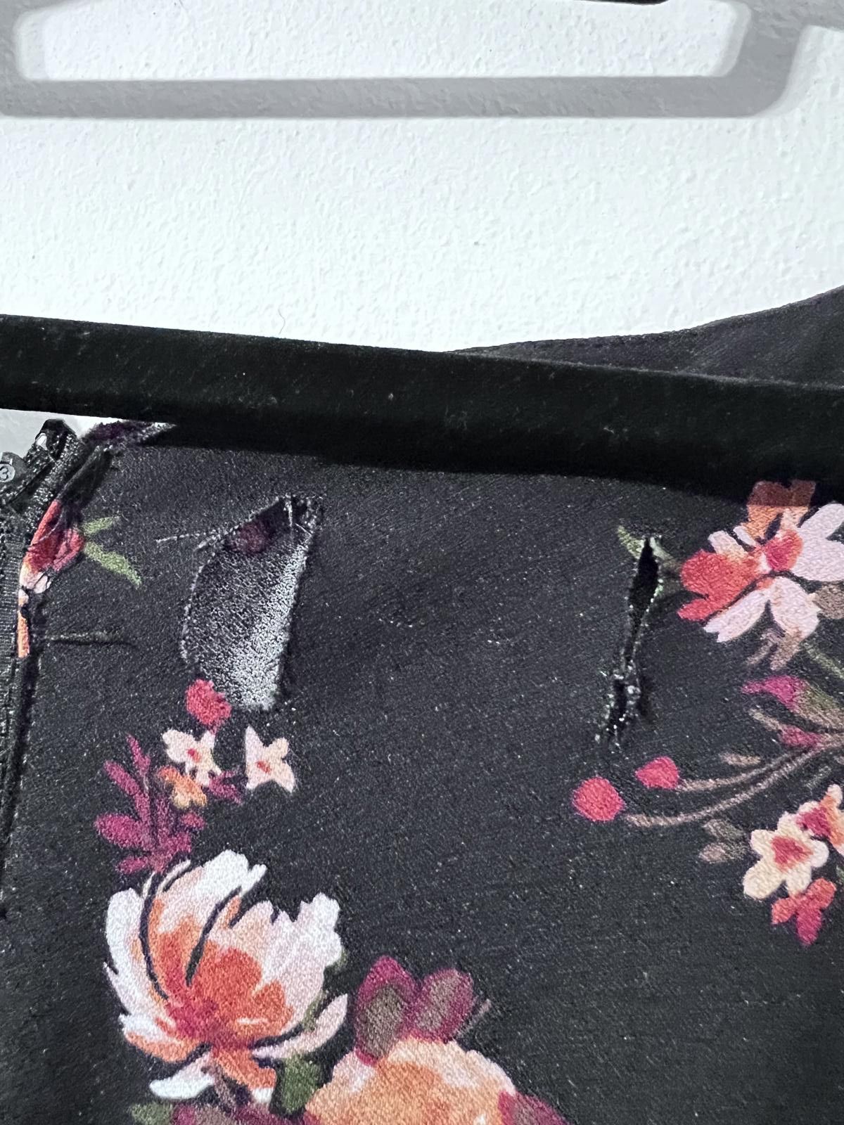 Other Hell Bunny Black Floral Midi Dress – Size 6XL Size 4XL / US 24-26 - 4 Thumbnail