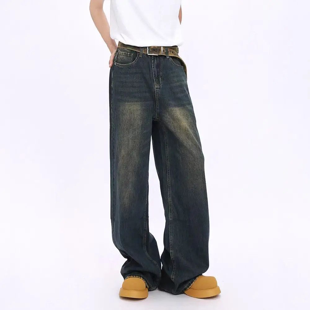 Designer × Japanese Brand Vintage Hip Hop Streetwear Loose Casual Jeans Size US 31 - 2 Thumbnail
