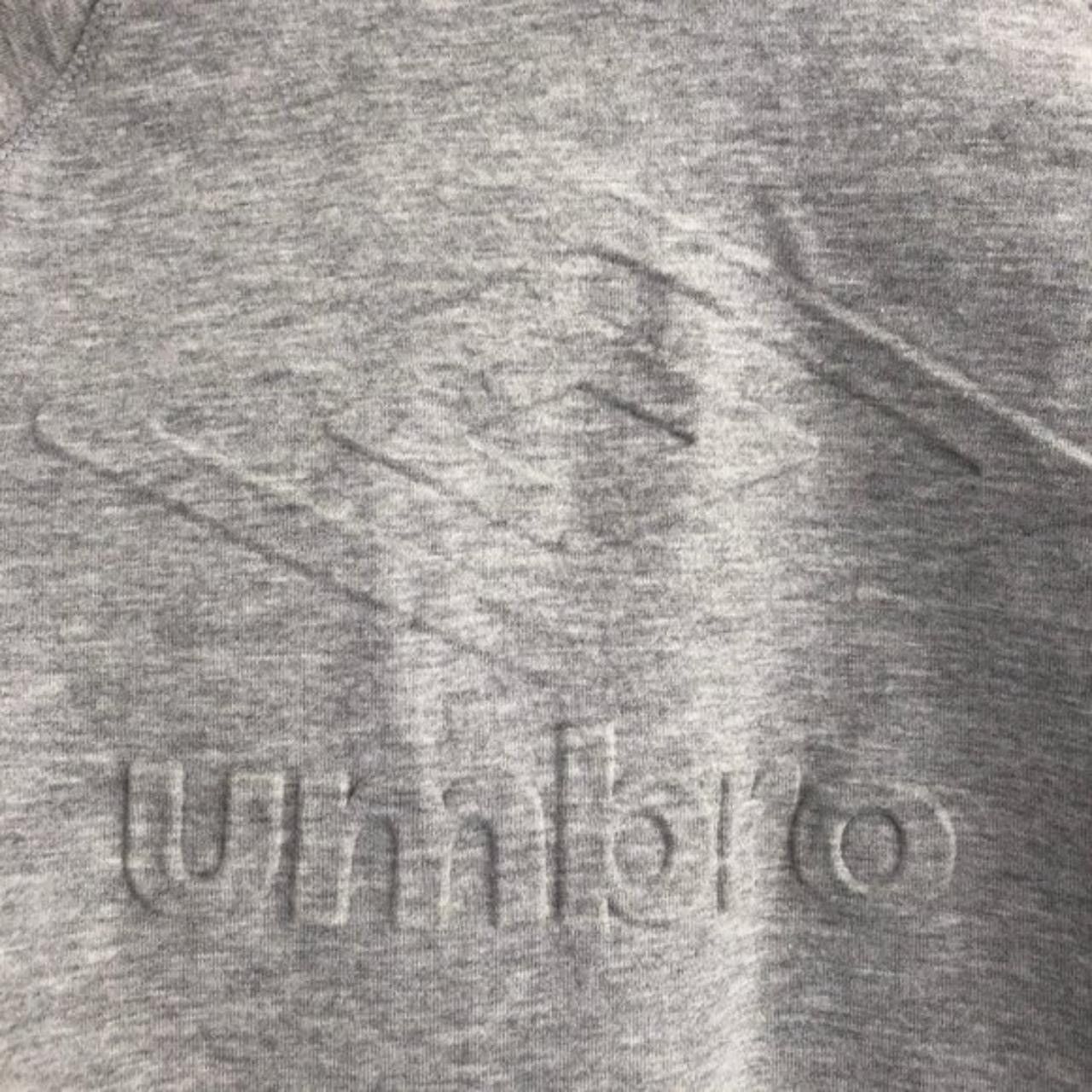 Umbro New Umbro Embossed Logo Crop Hoodie Sweatshirt Heather Grey Size XS / US 0-2 / IT 36-38 - 2 Thumbnail