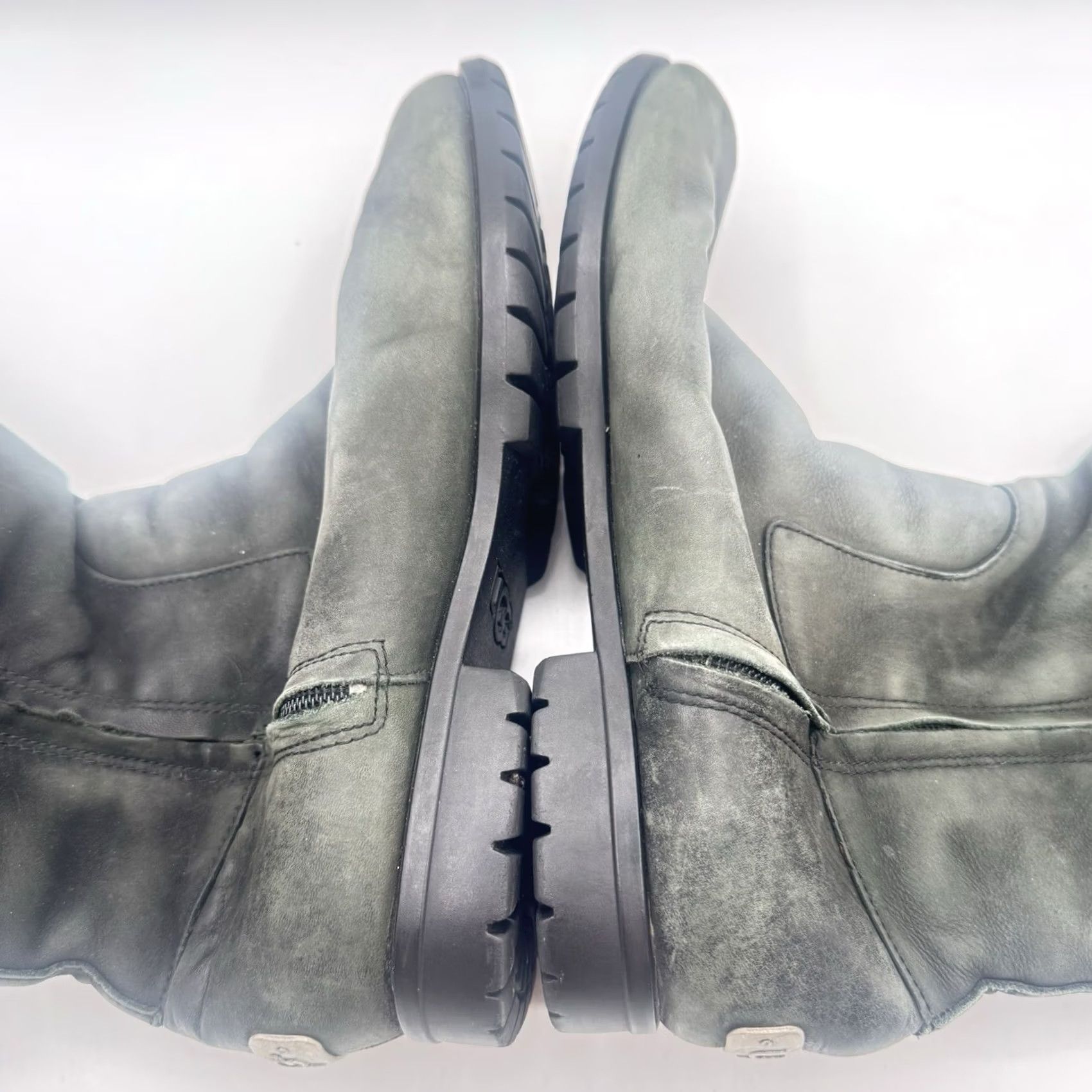 Ugg UGG Australia Junipero Boots Green Size 8 Women’s Tall Knee High Leather Suede Shearling Lined Zipper Flat Heel Riding Style Boots Womens Size US 8 / IT 38 - 5 Thumbnail