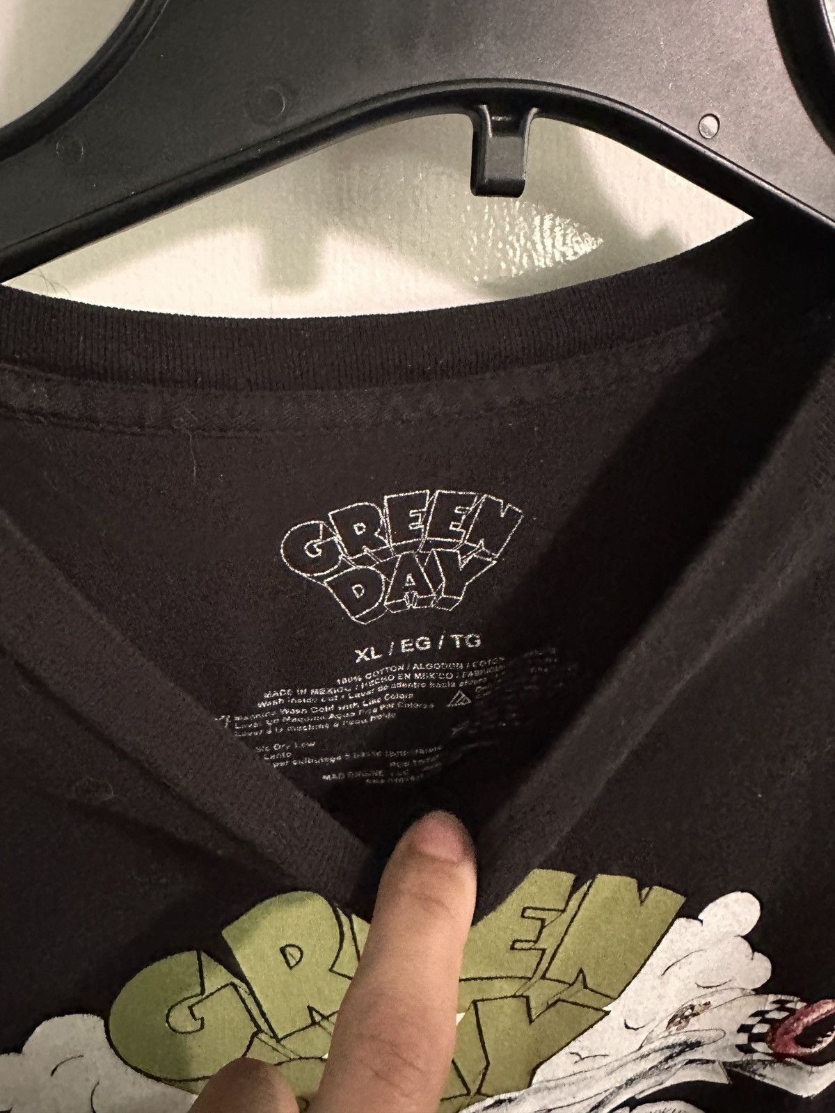 Band Tees Green Day Band Tee Size US L / EU 52-54 / 3 - 3 Thumbnail