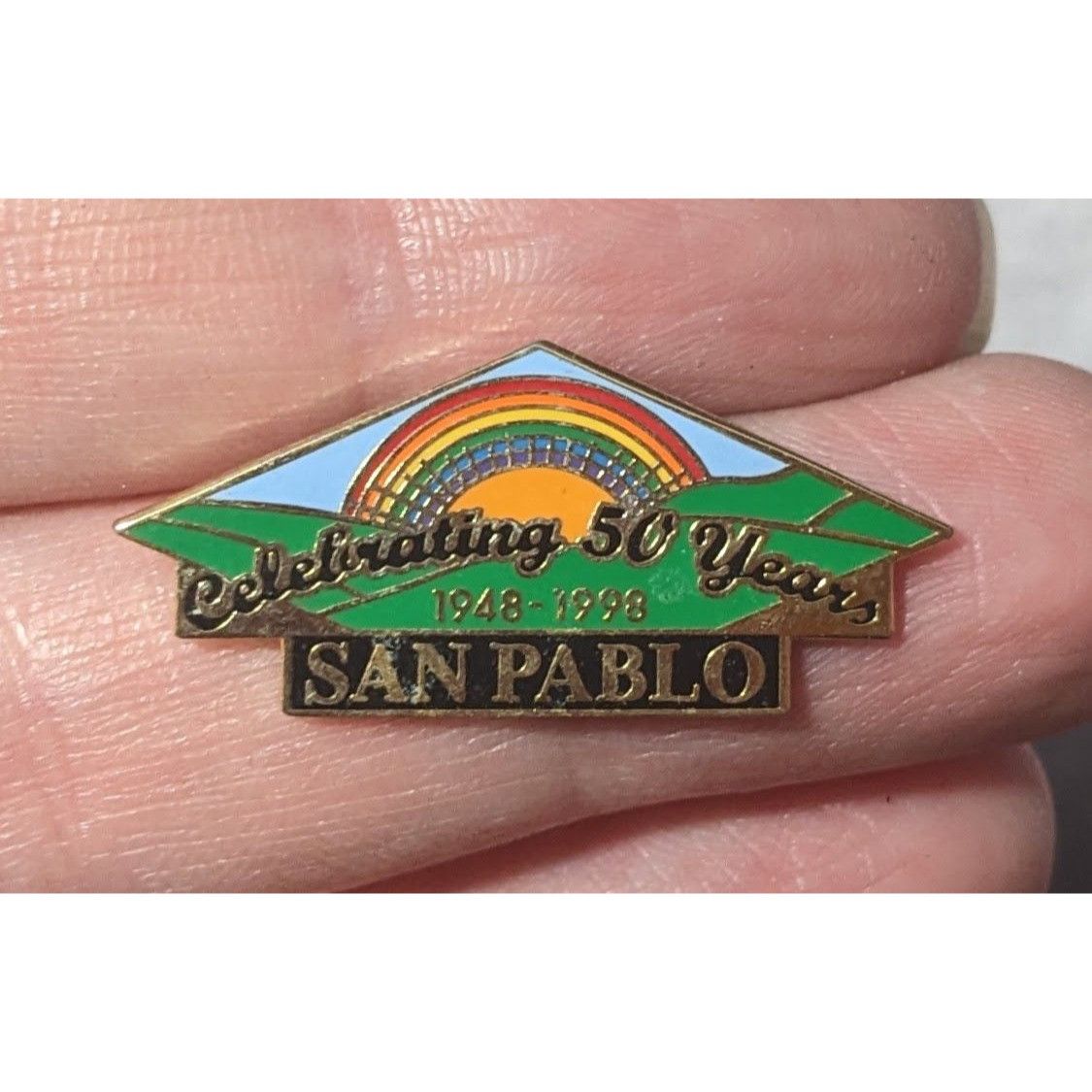 Other Vintage 90s San Pablo 50 Year Anniversary Lapel Pin Size ONE SIZE - 3 Thumbnail