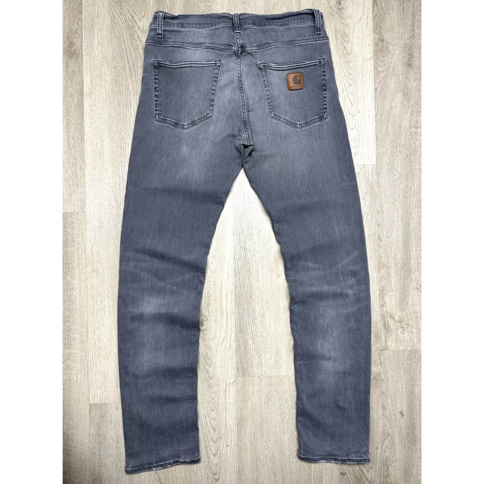 Carhartt Wip Carhartt WIP Klondike Denim Jeans Y2K Size 36 Gray Cotton Denim Regular Inseam 34 in 34 in Pockets Men's Jeans Size US 36 / EU 52 - 2 Thumbnail