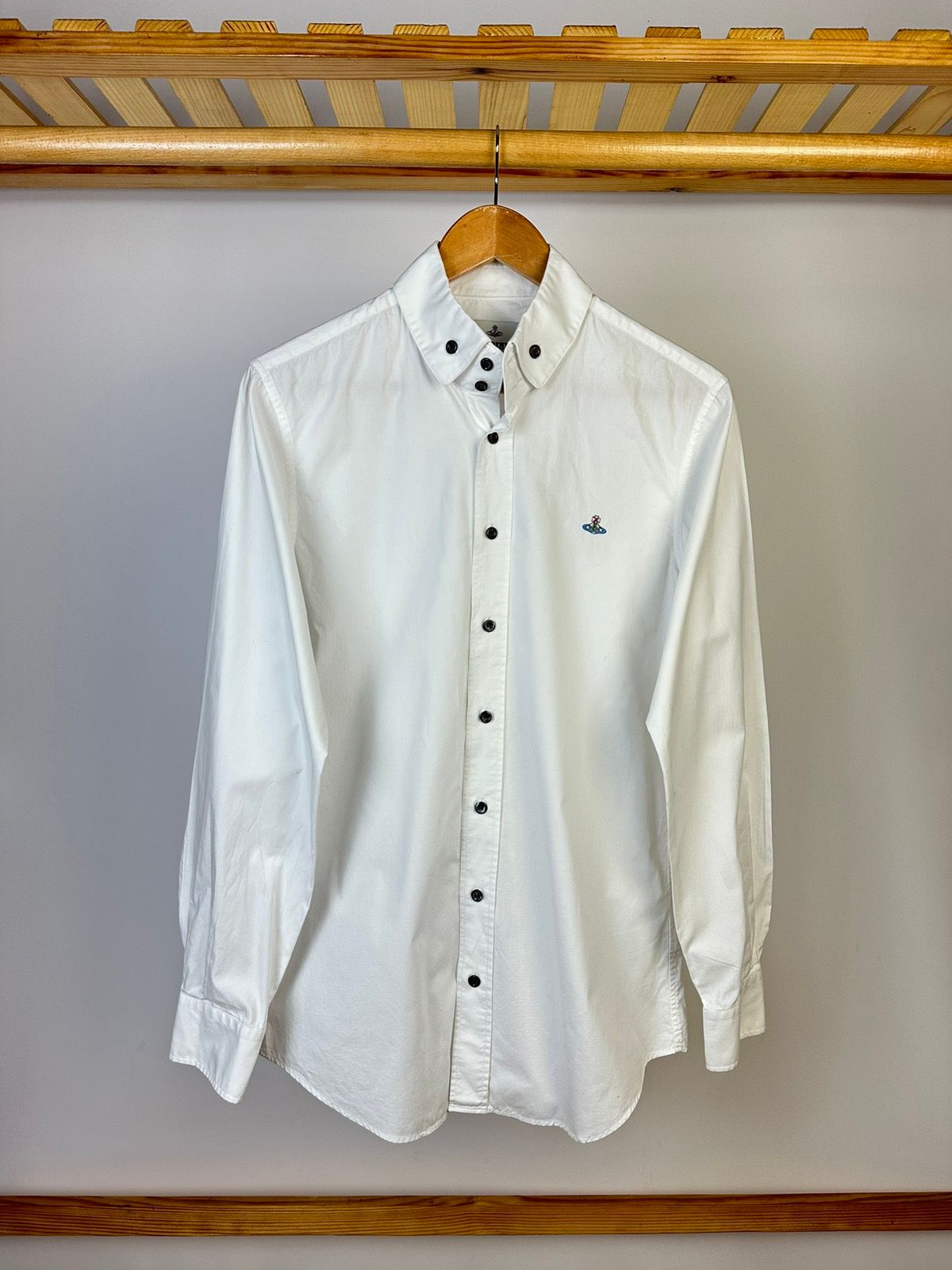 Pre-owned Vivienne Westwood 2 Button Krall Shirt In White
