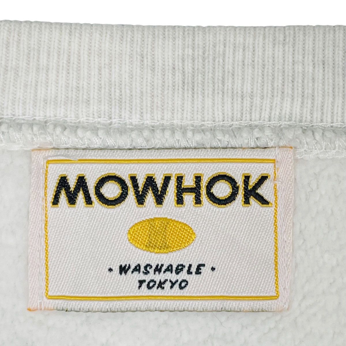 Vintage Vintage Mowhok White Pullover Jumper M Size US L / EU 52-54 / 3 - 5 Thumbnail